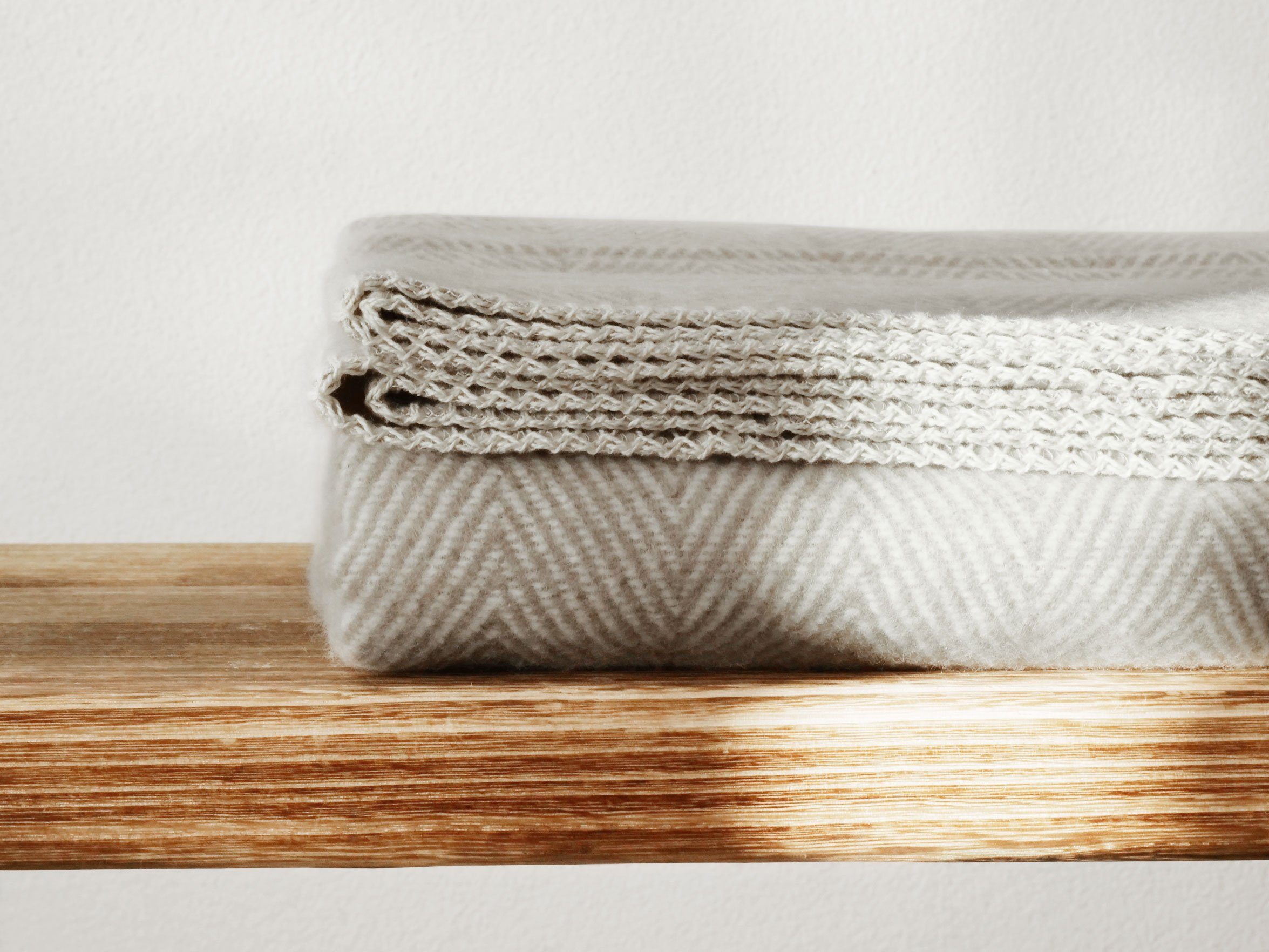 Wolldecke leichte Kuscheldecke FINN aus 100% weicher Bio-Baumwolle 140x200c günstig online kaufen