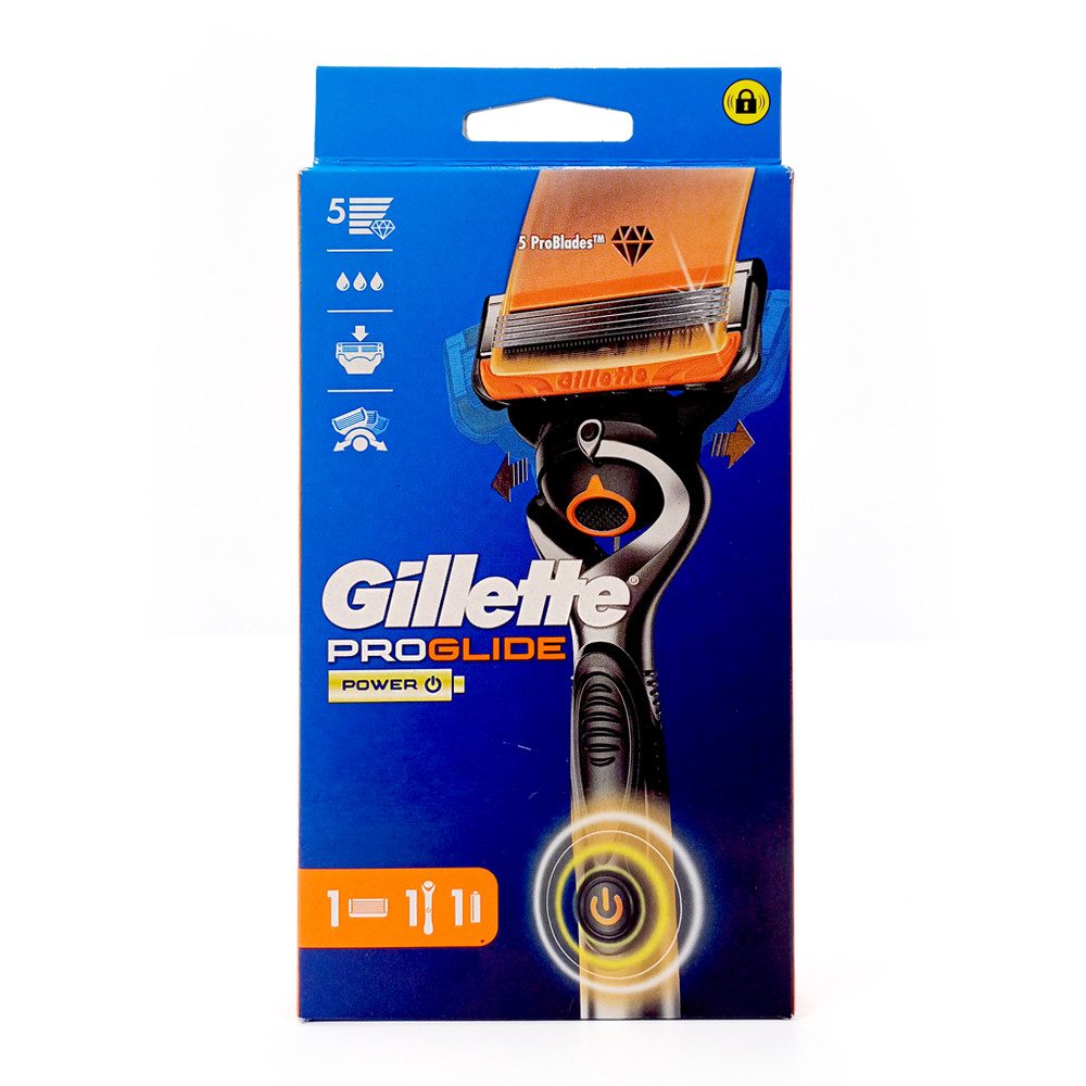 Gillette Nassrasierer ProGlide Power mit Flexball-Griff, Packung, mit Power-Funktion
