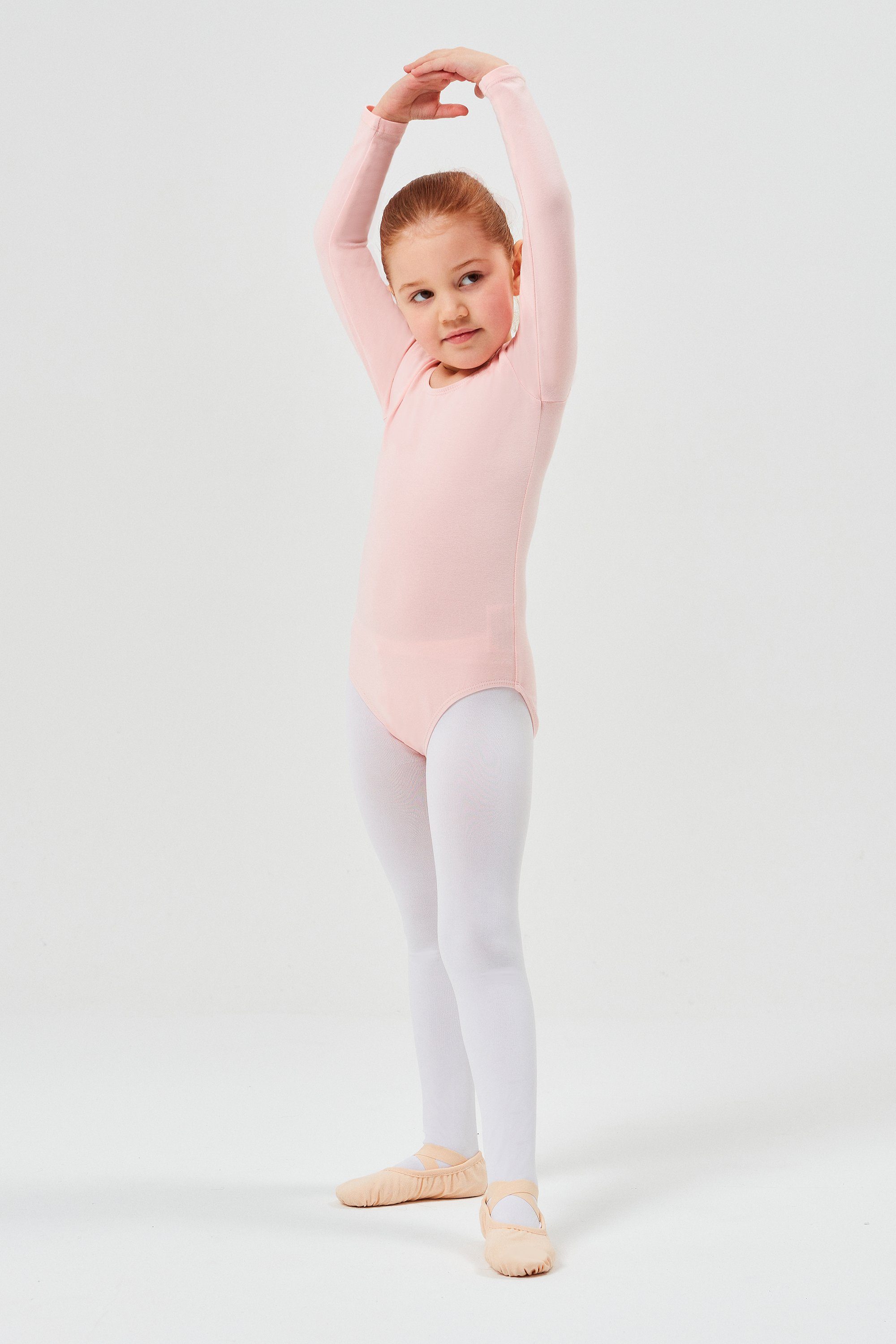 tanzmuster Body Ballettbody Lilly aus weichem Baumwollmischgewebe ärmelloser Ballettbody aus weichem Baumwollmischgewebe