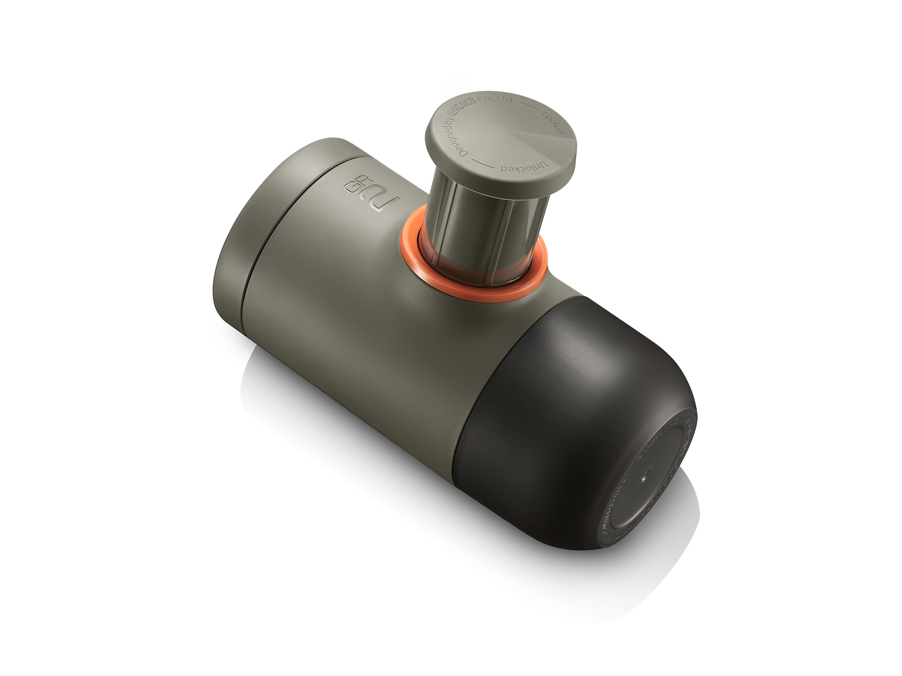 Wacaco Kaffeebereiter Minipresso GR2 - Tragbare Espressomaschine für unterwegs, Manuelle Bedienung ohne Strom oder Batterien