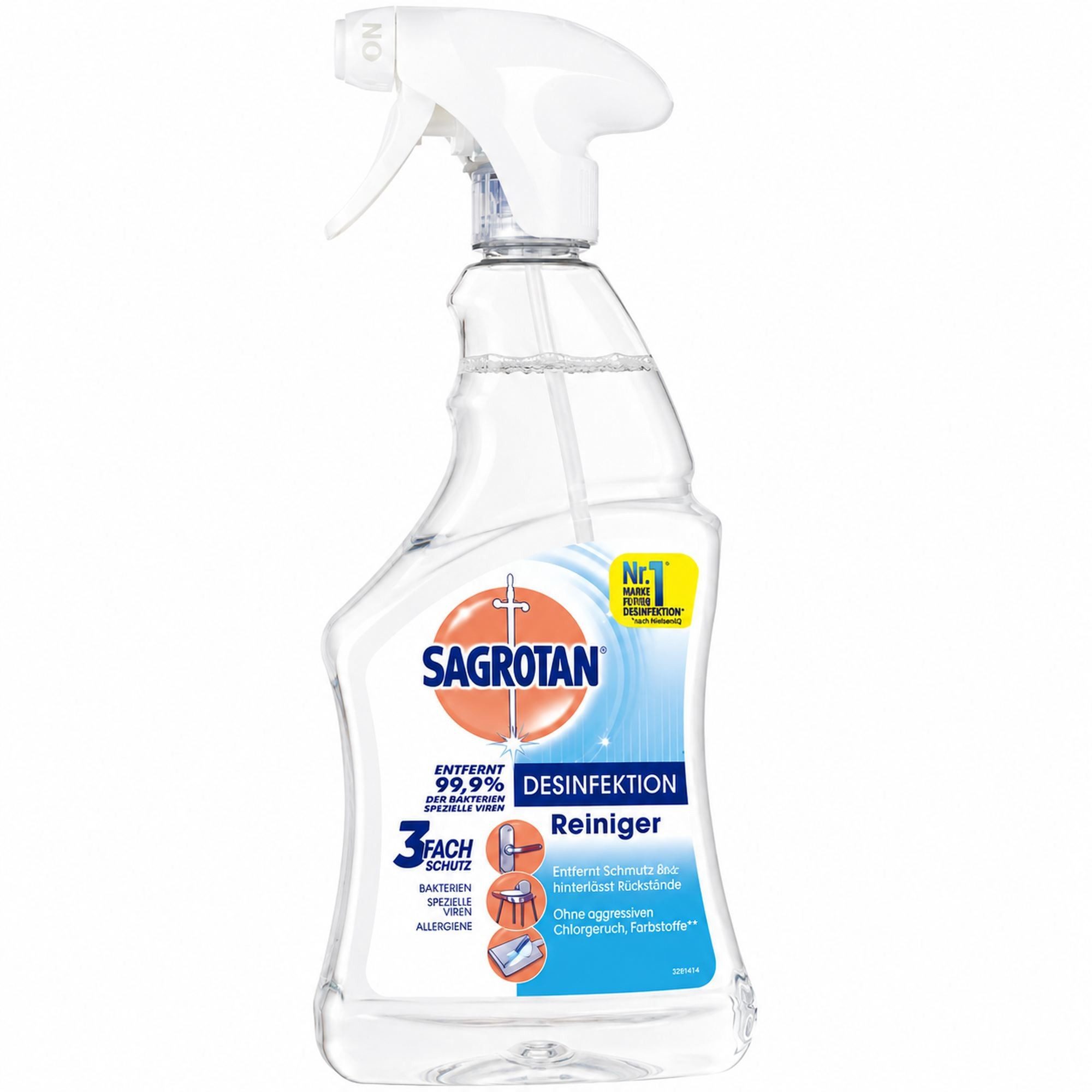 Reckitt Benckiser Deutschland GmbH SAGROTAN Desinfektions-Reiniger flüssig Oberflächen-Desinfektionsmittel