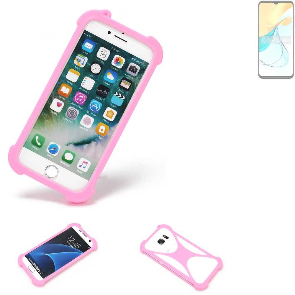 K-S-Trade Handyhülle für ZTE Blade V50s, Handy Hülle Schutz Hülle Bumper Silikon Schutz Hülle Cover Case