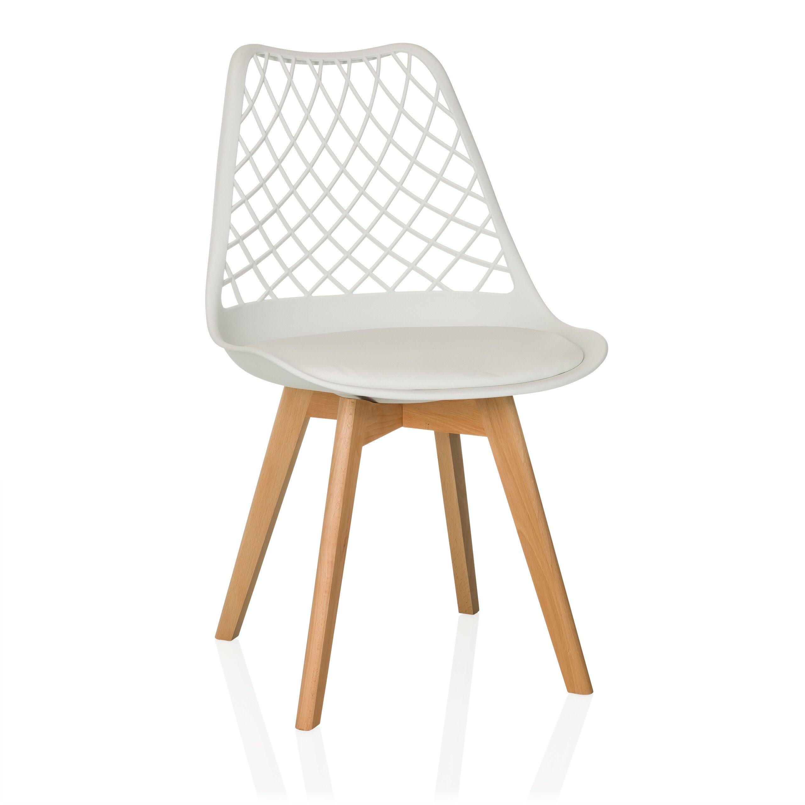 hjh LIVING Schalenstuhl Schalenstuhl SCANDI HOL Kunststoff ohne Armlehnen ( günstig online kaufen