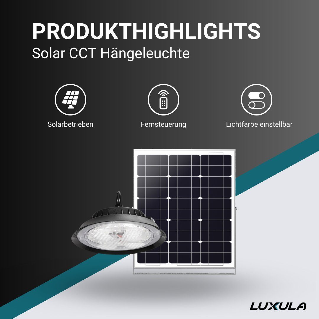LUXULA LED Solarleuchte Solar CCT Hängeleuchte, günstig online kaufen