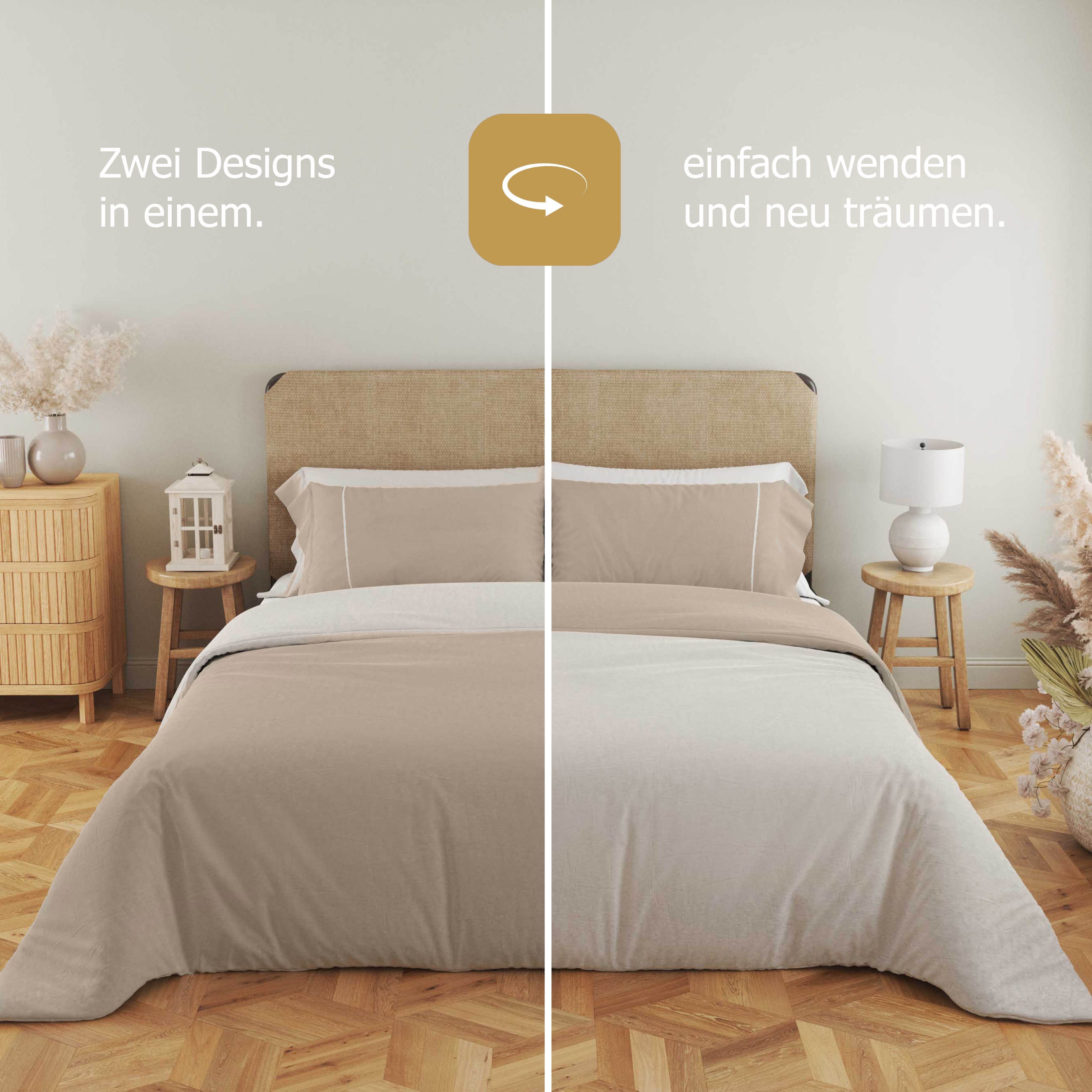 CLASS HOME COLLECTION Wendebettwäsche Bettwäsche-Set Bettbezug günstig online kaufen