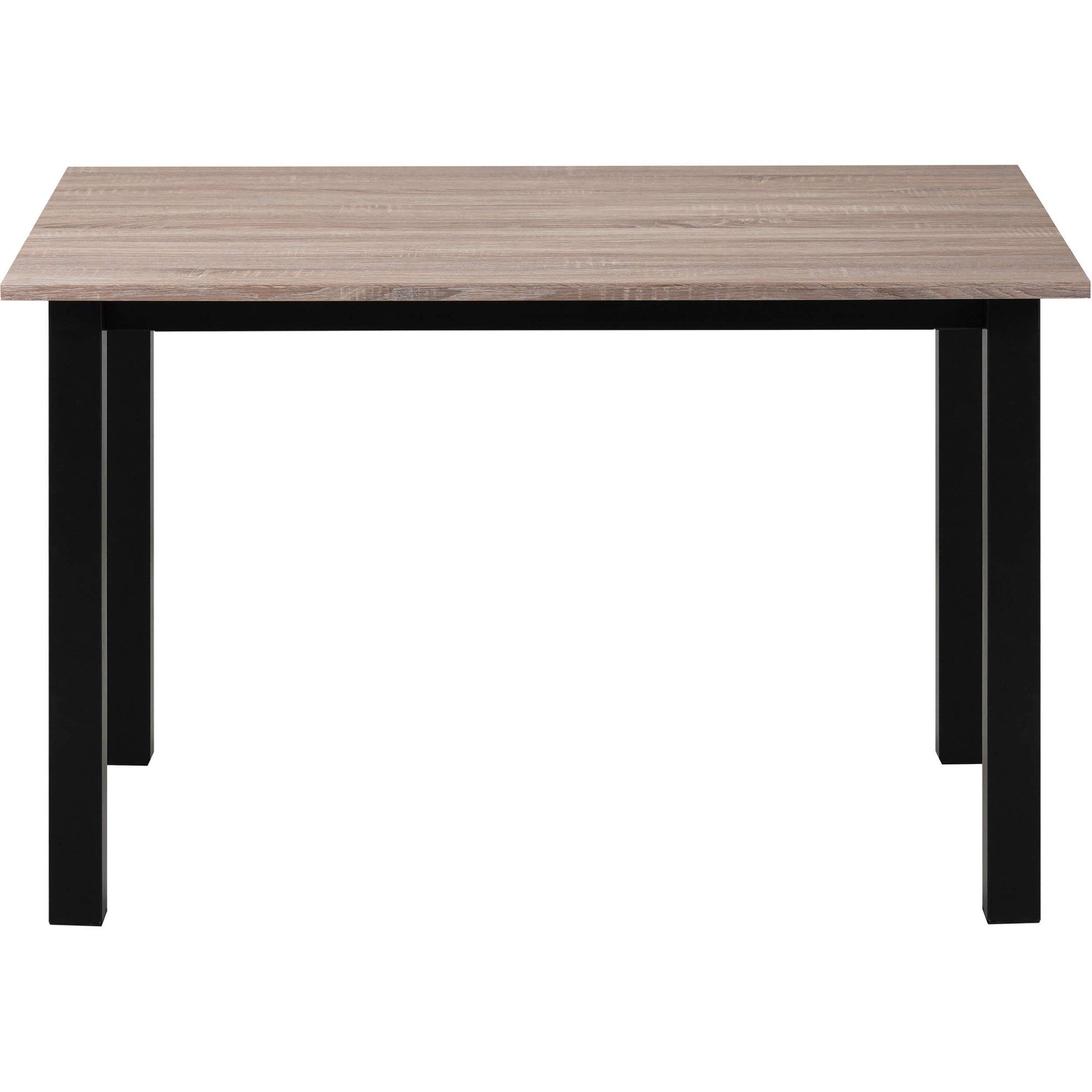 OTTO home Esstisch Babetta, schwarzes pulverbeschichtetes Metallgestell, verschiedene Breiten
