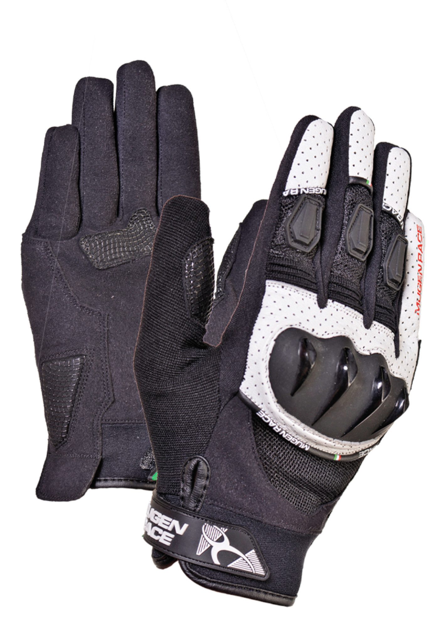 MUGENRACE Motorradhandschuhe Roboggore Short Motor rad Handschuhe kurze Stulpe,Touchscreenbedienung möglich
