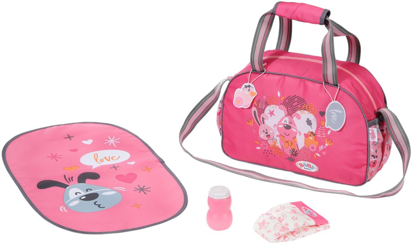 Baby Born Puppen Wickeltasche mit Wickelunterlage