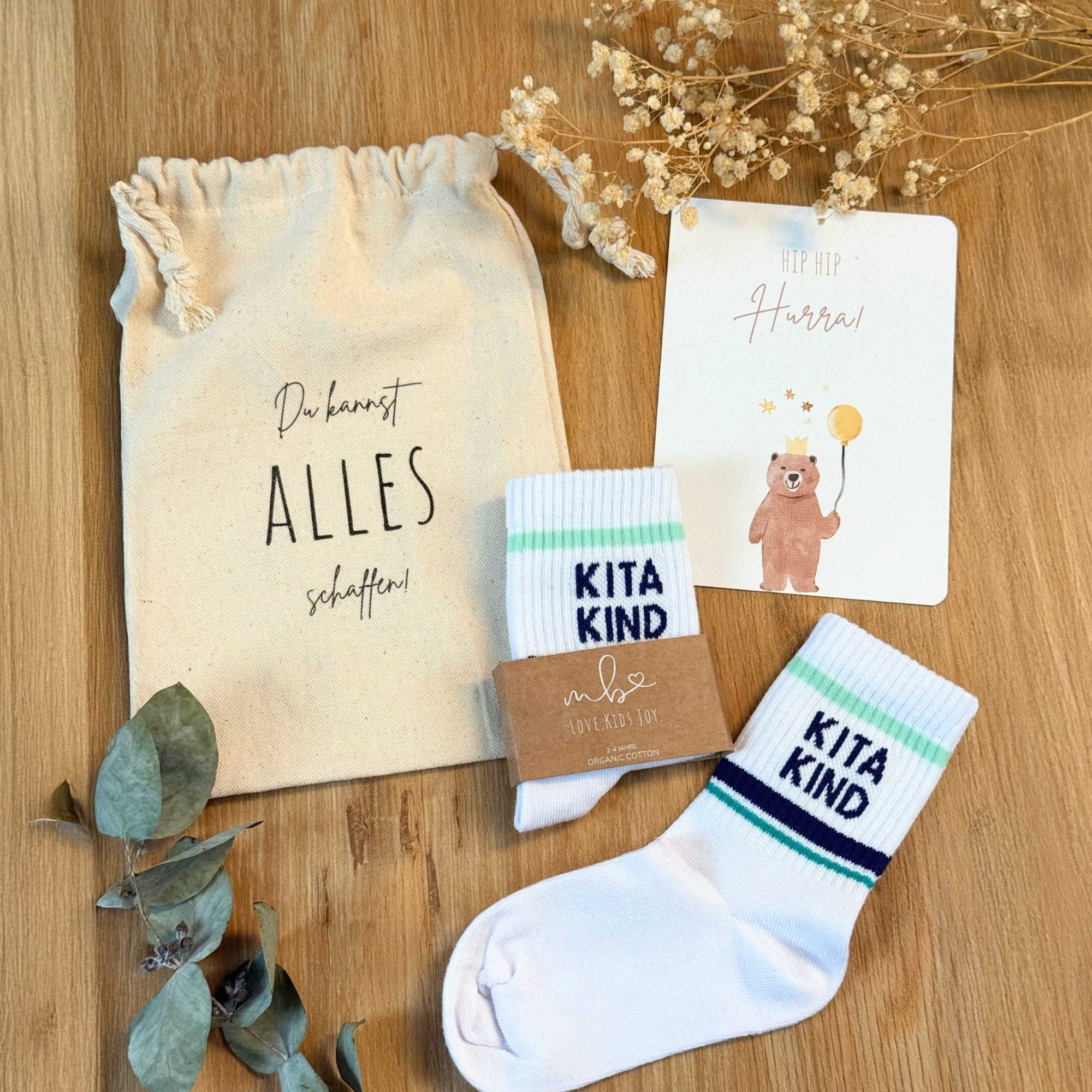 Freizeitsocken Kitakind Socken, Geschenk Kindergarten, Geschenkidee Kindergarten