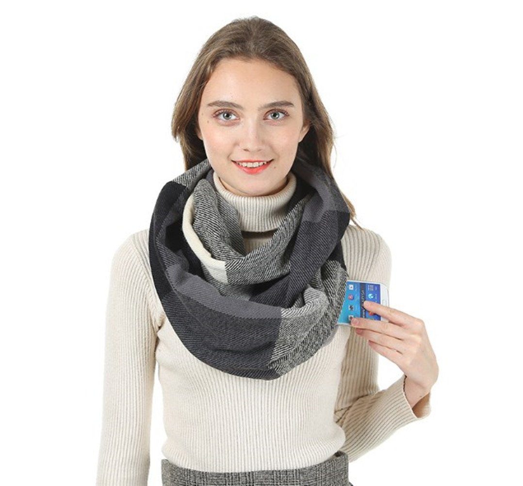 Schal Damen Schal,kuschelweich Karo,Winter Schal Loop