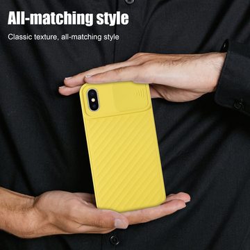 Cadorabo Handyhülle Apple iPhone X / XS Apple iPhone X / XS, Hülle - Schutzhülle aus flexiblem TPU Silikon und mit Kameraschutz