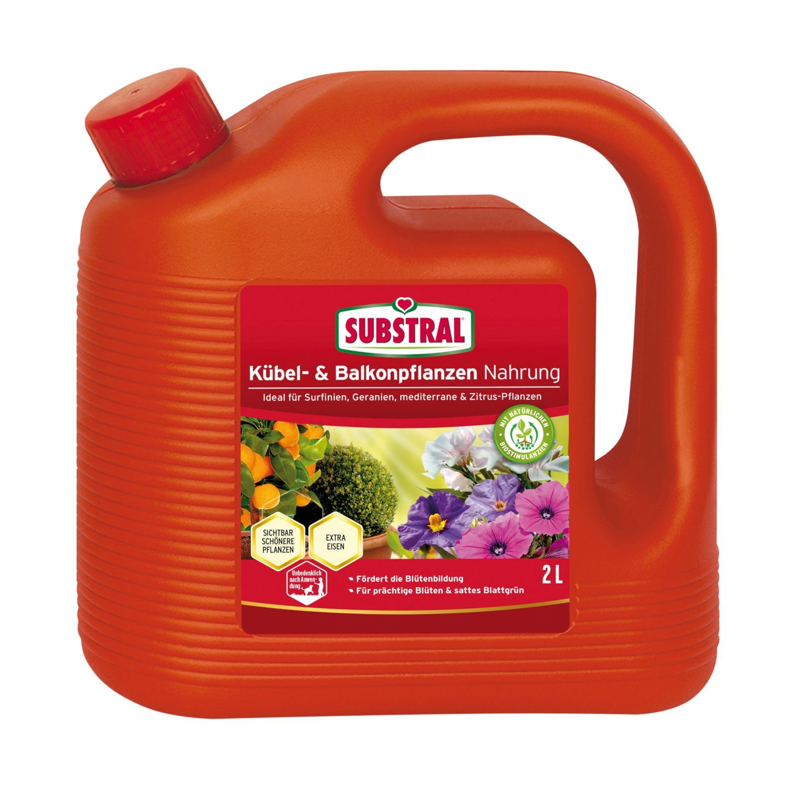 Substral Pflanzendünger Kübel- und Balkonpflanzen-Nahrung 2 Liter