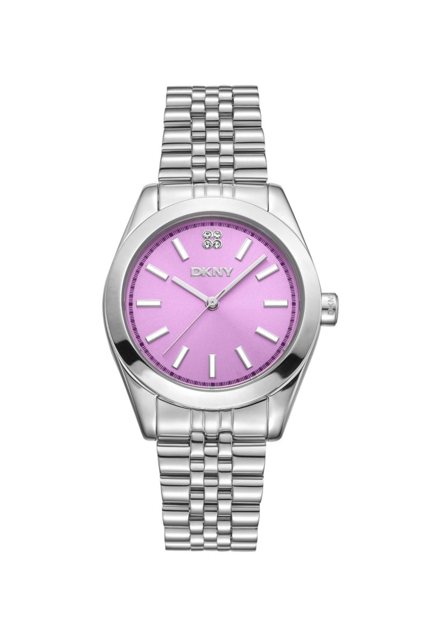 DKNY Quarzuhr Nolita Midi - Silber, (Set)