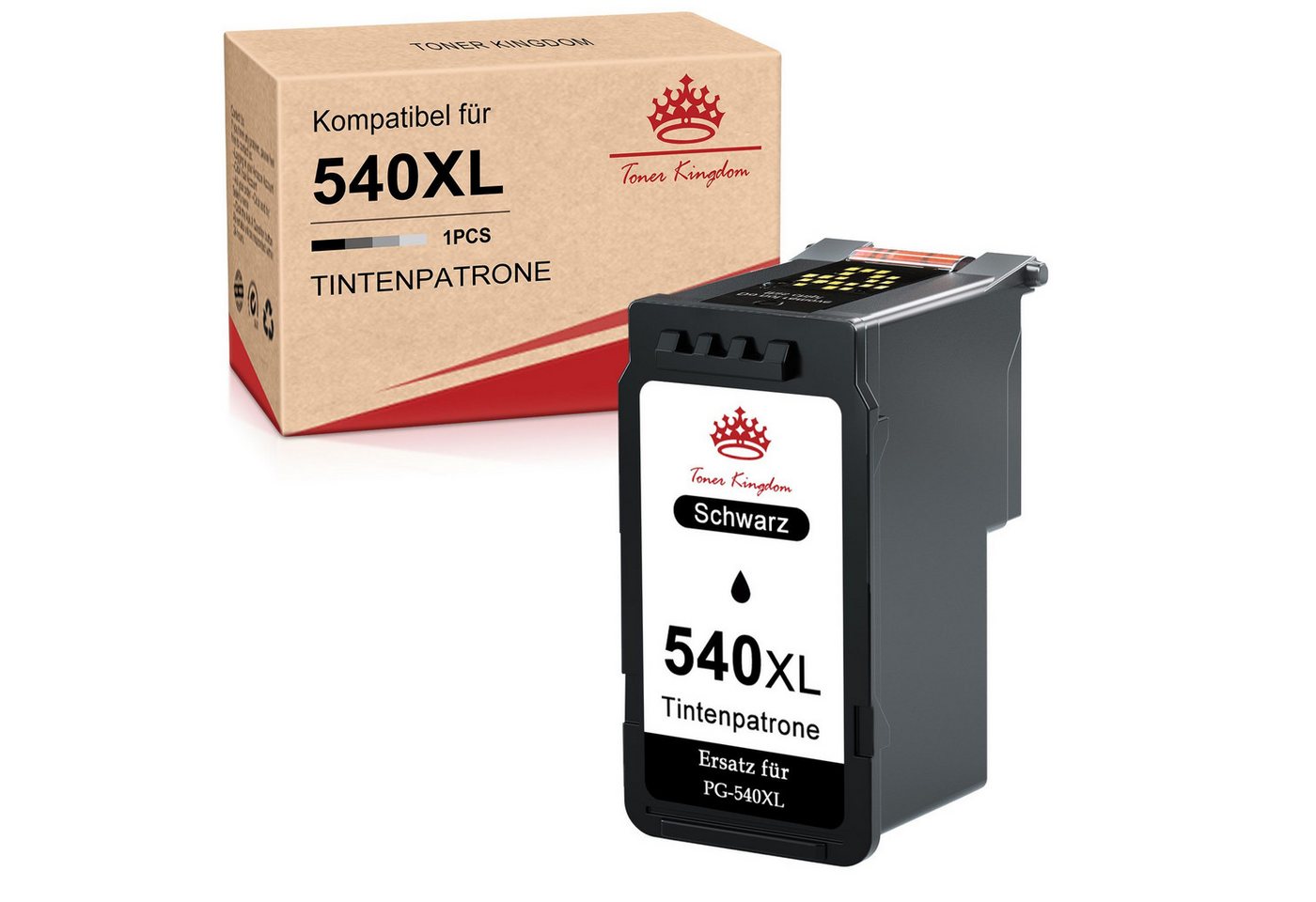 Toner Kingdom PG 540 CL 541 XL Tintenpatrone (für Canon CL-541XL CL-541 XL MG-3200 MG-3250 MG-3255 MG-3500)
