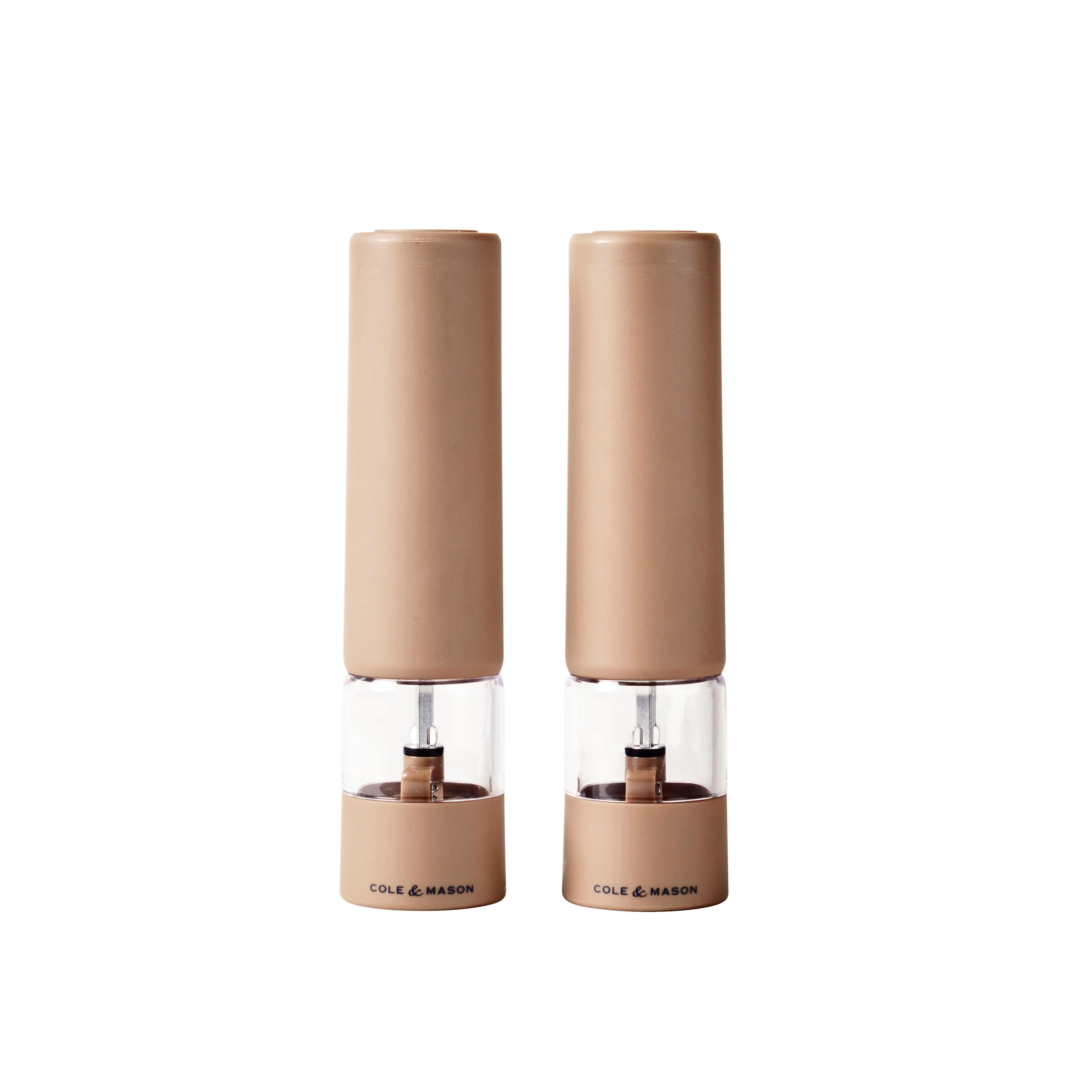 Cole & Mason Salz-/Pfeffermühle Brixton, Elektrisch, USB-C aufladbar