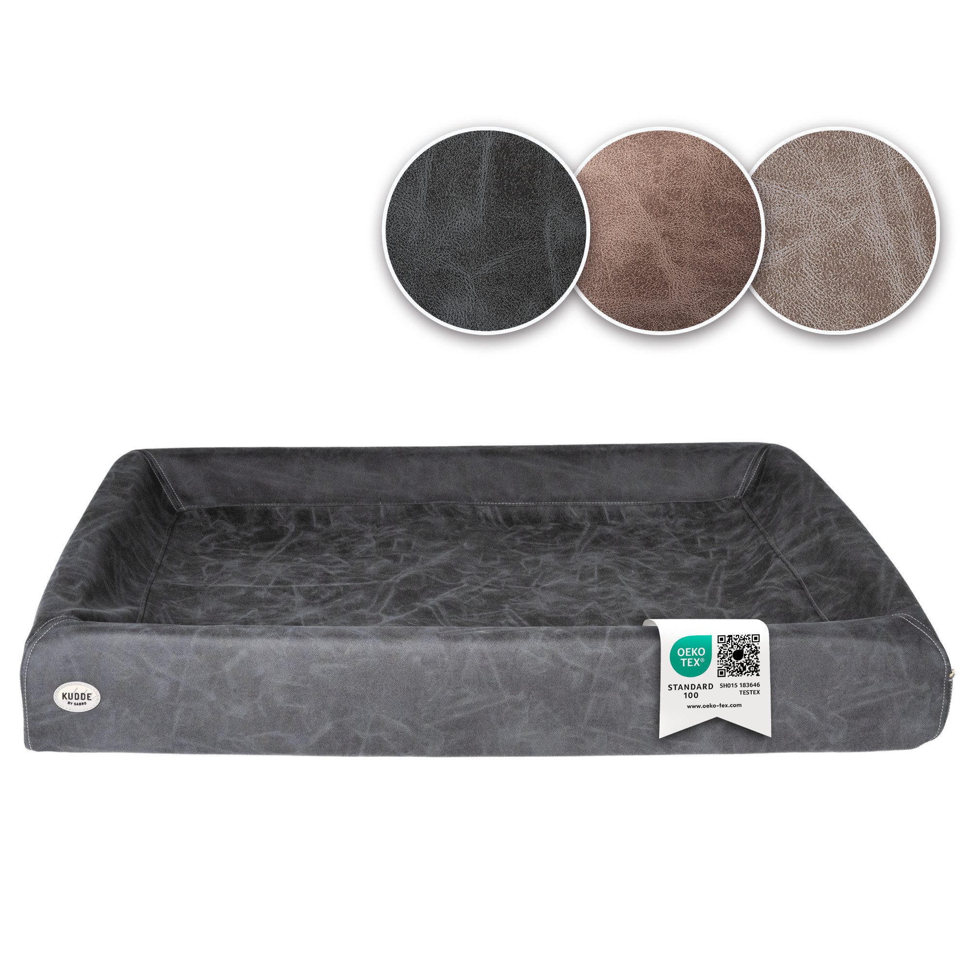 SABRO Hundekorb KUDDE Orthopädisch - Waschbar & Wasserabweisend - Ergonomis günstig online kaufen