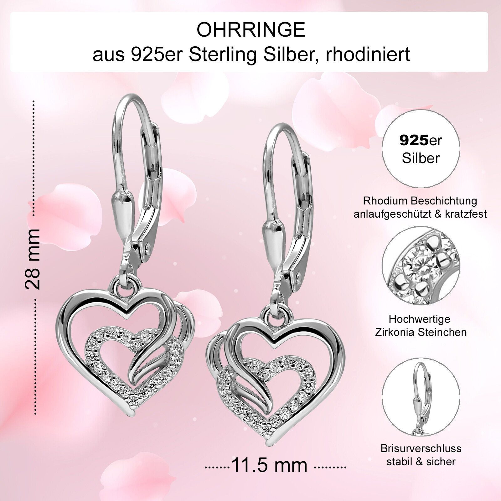 AMERITA Paar Ohrhänger echt 925 Sterling günstig online kaufen