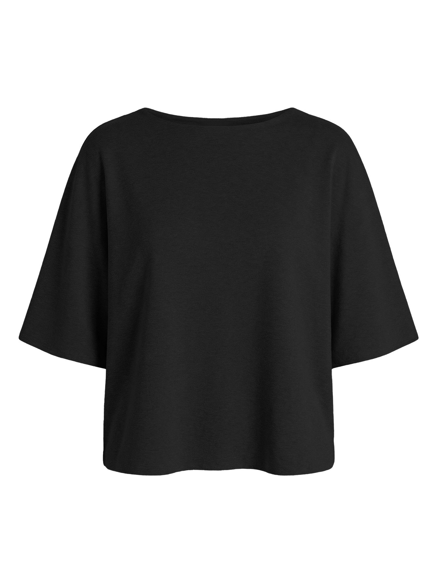Strickpullover Damen Kurzarm Pullover locker geschnitten