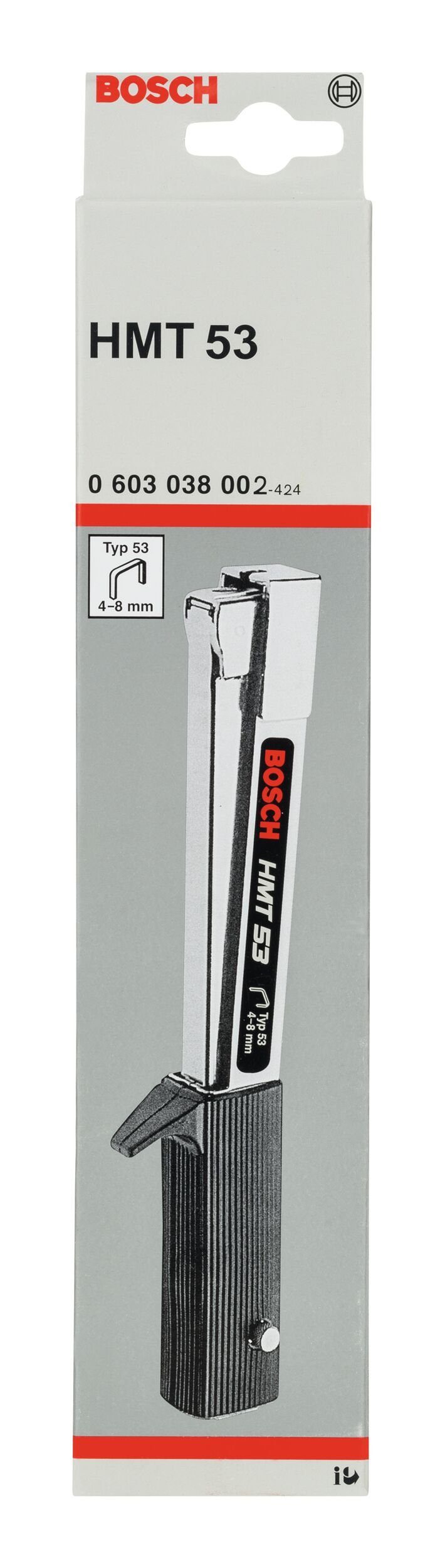 BOSCH Elektro-Tacker HMT 53, Hammertacker, 4 - 8 mm, mit Schlagauslösung - im Karton