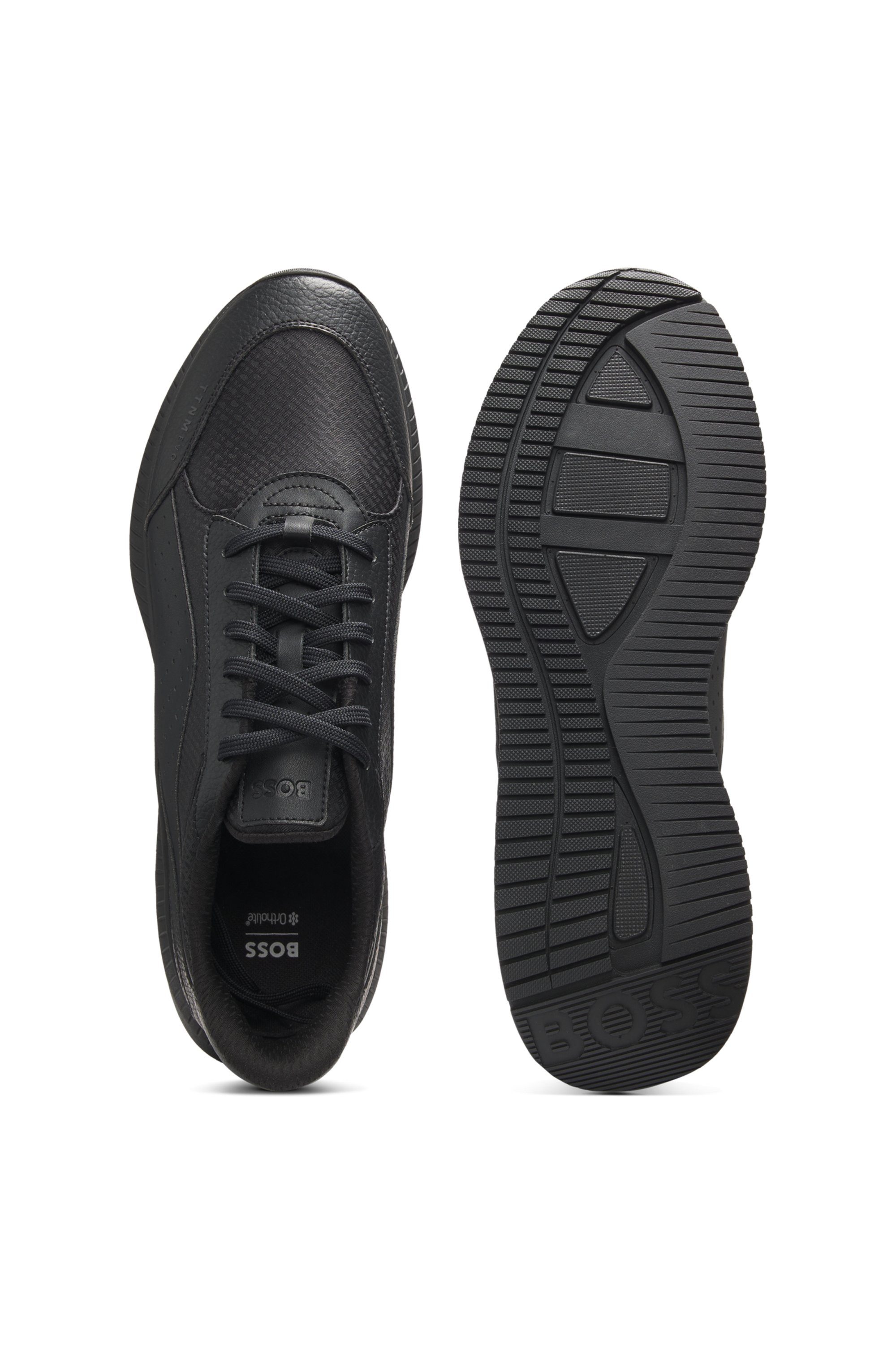 BOSS TTNM EVO Run Sneaker Casual-Schnürschuh, Halbschuh, Freizeitschuh mit weichem Schaftrand