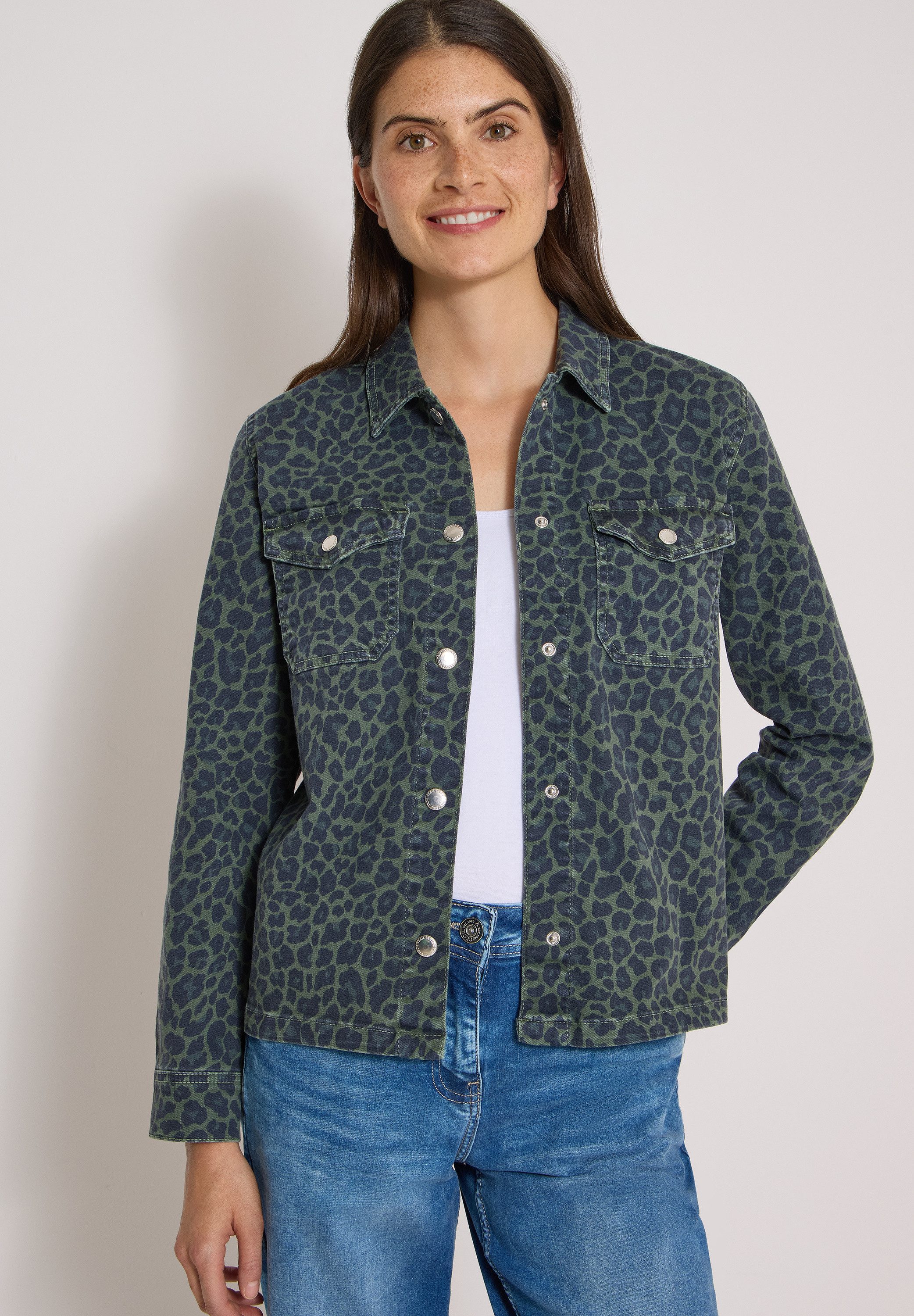 CECIL Kurzjacke mit Leomuster