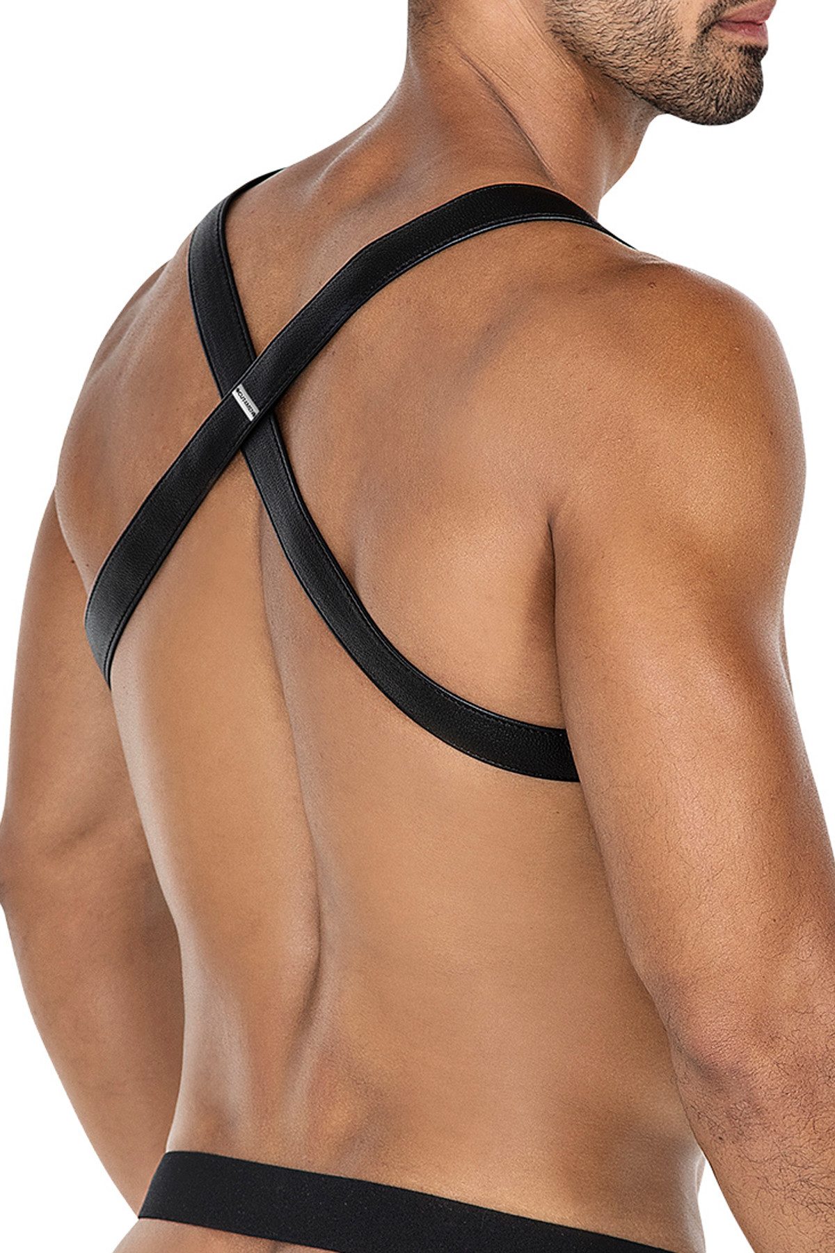 CUT4MEN Body Body Harness in schwarz/blau - One Size