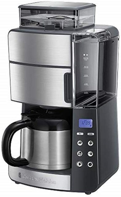 RUSSELL HOBBS Filterkaffeemaschine mit Mahlwerk Grind&Brew 25620-56 Thermo Timer 1000W