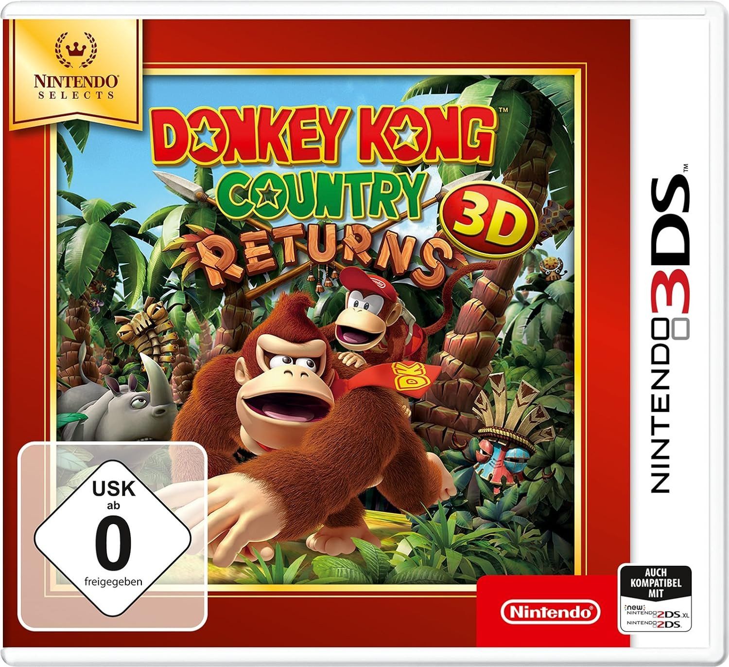 Donkey Kong Country Returns 3D 3DS SELEC TS Nintendo 3DS