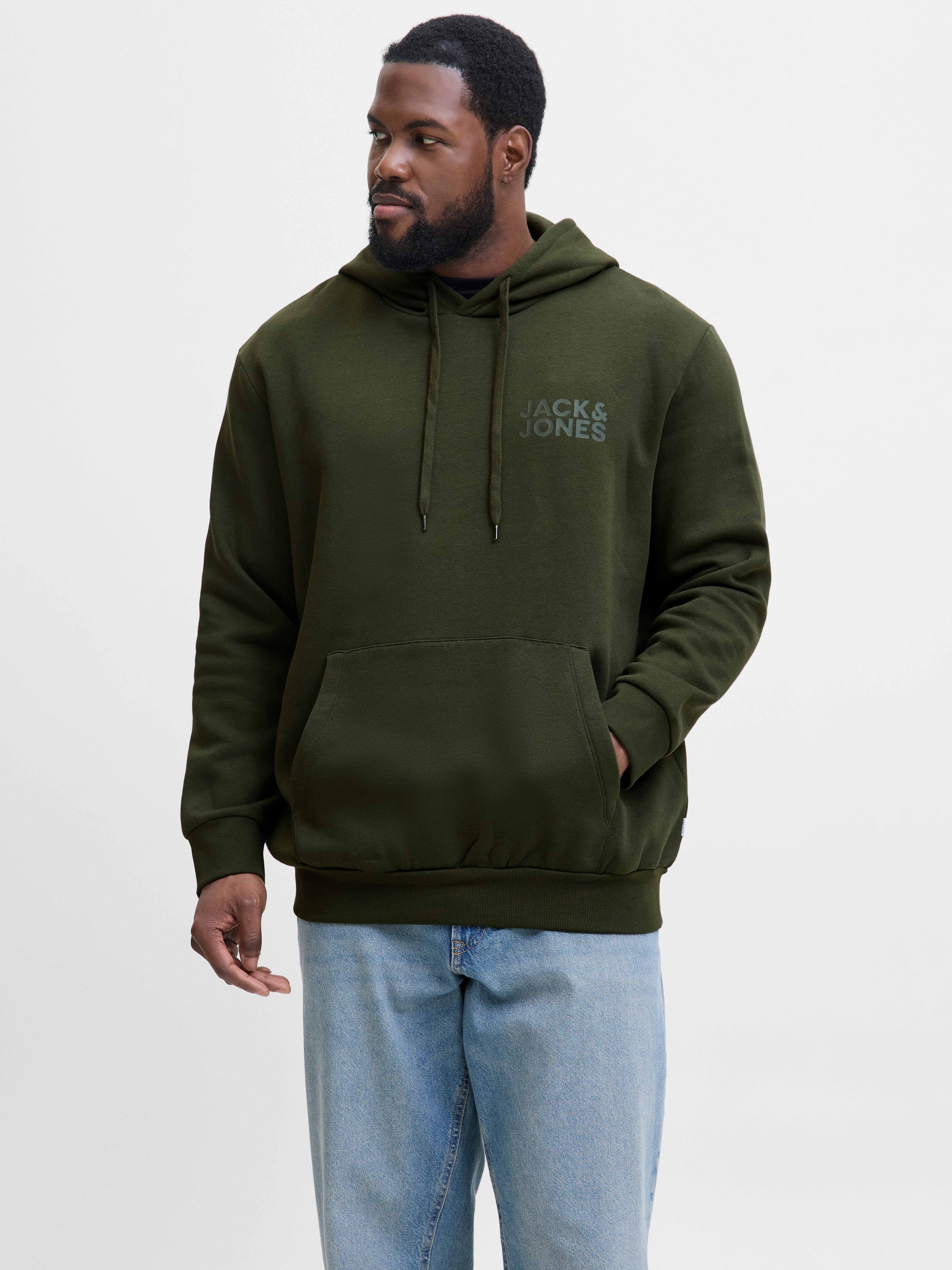 Jack & Jones PlusSize Kapuzensweatshirt JJECORP LOGO SWEAT HOOD NOOS PLS mi günstig online kaufen