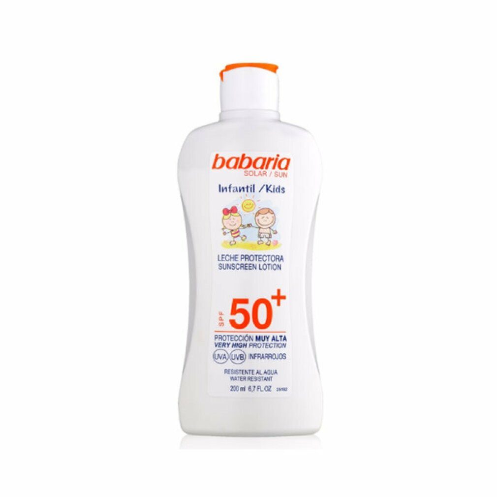babaria Sonnenschutzcreme Babaria Sun Kids Sunscreen Lotion Water Resistant Spf50