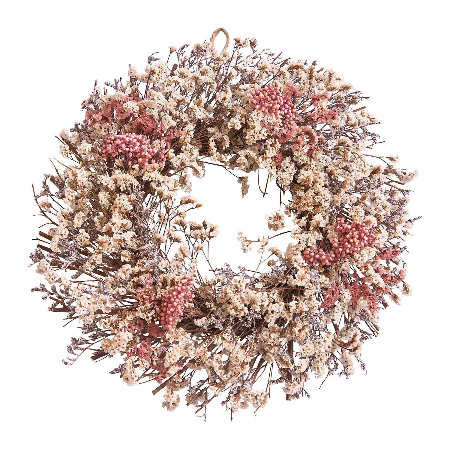 Mirabeau Dekokranz Trockenblumenkranz Jovilique weiß/rosa günstig online kaufen