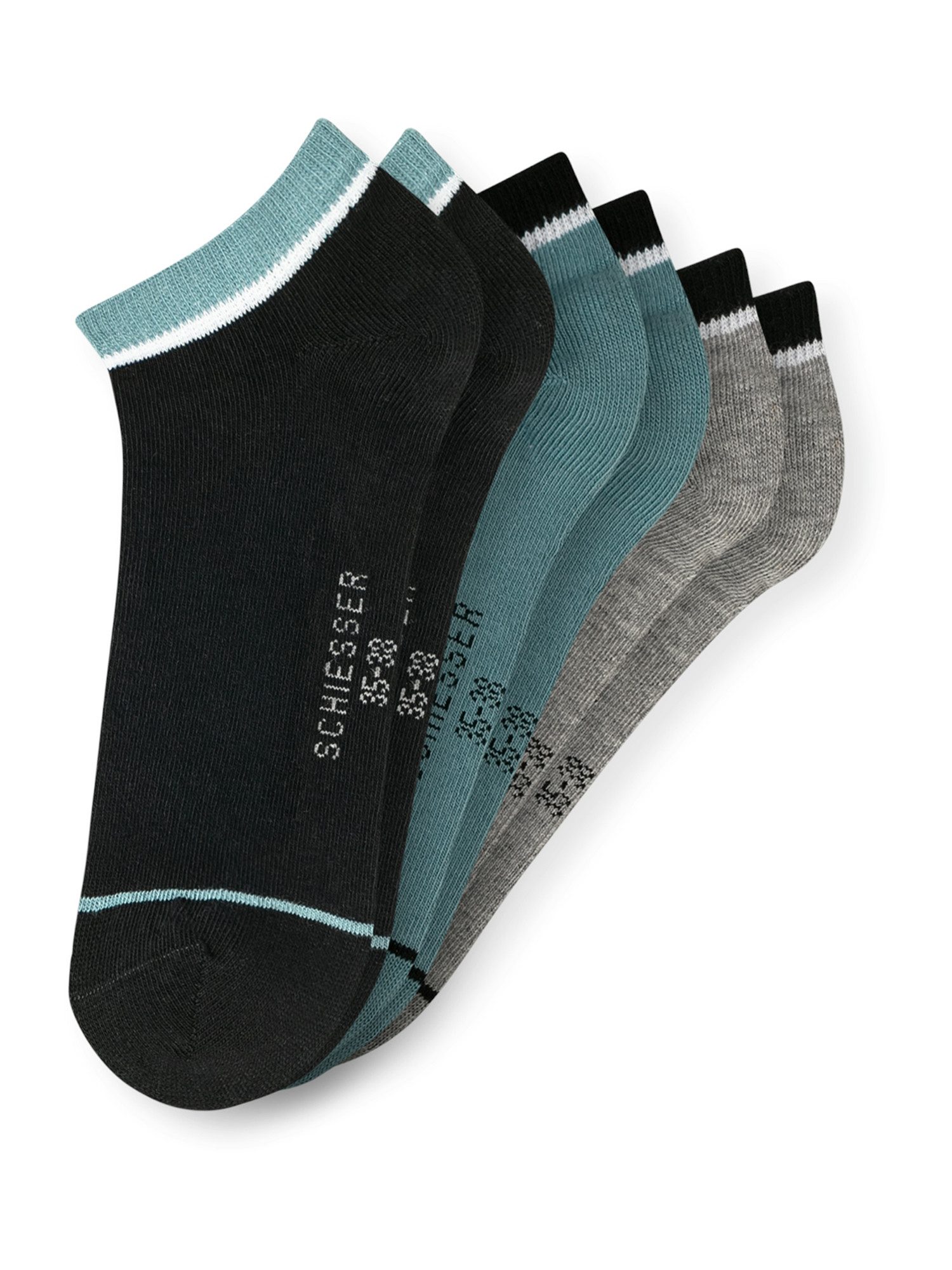 Schiesser Sneakersocken 'Uni' (3-Paar) Stay Fresh Ausru¨stung