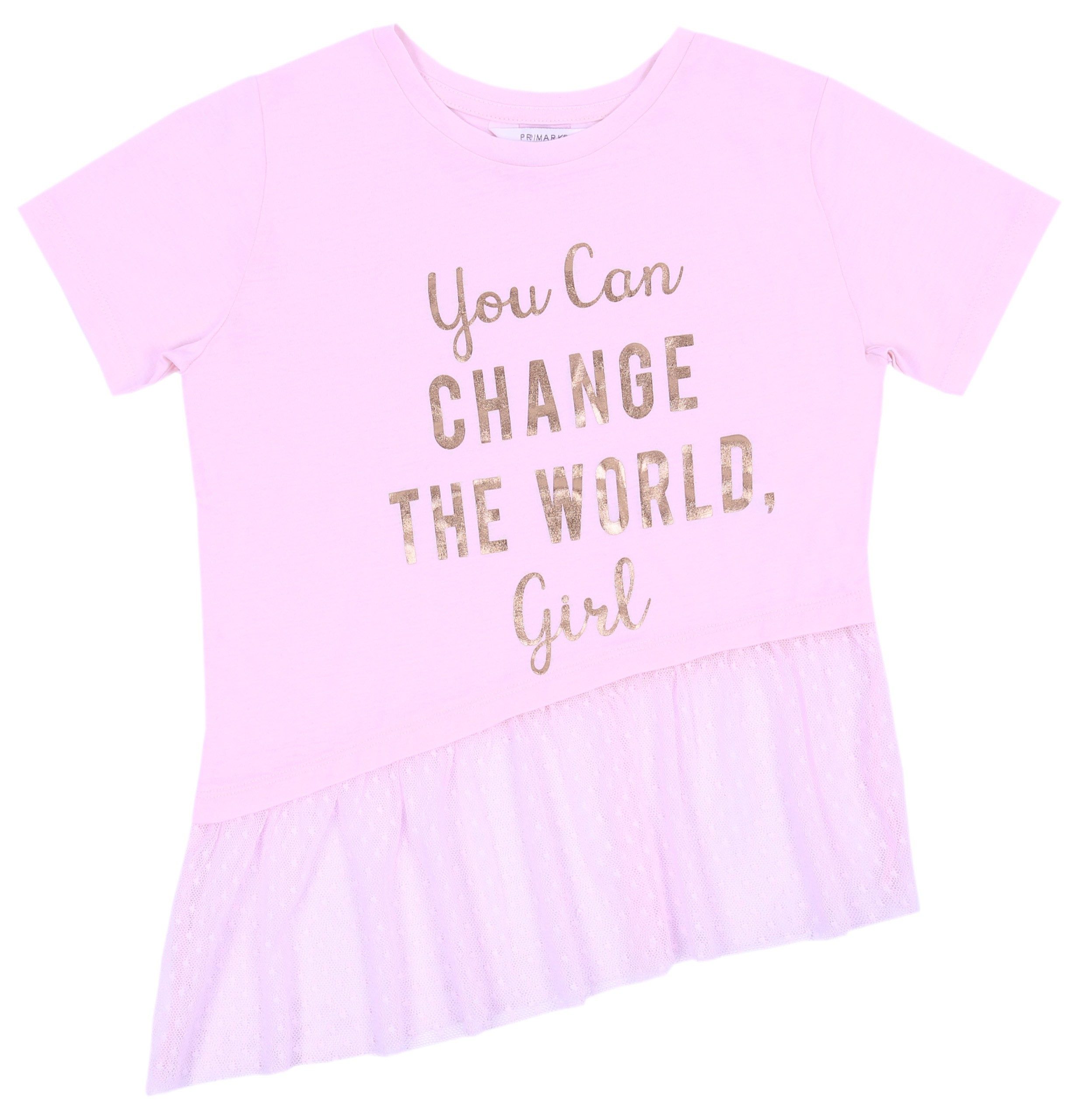 Kurzarmbluse Pinkes, asymmetrisches T-Shirt 11-12 Jahre