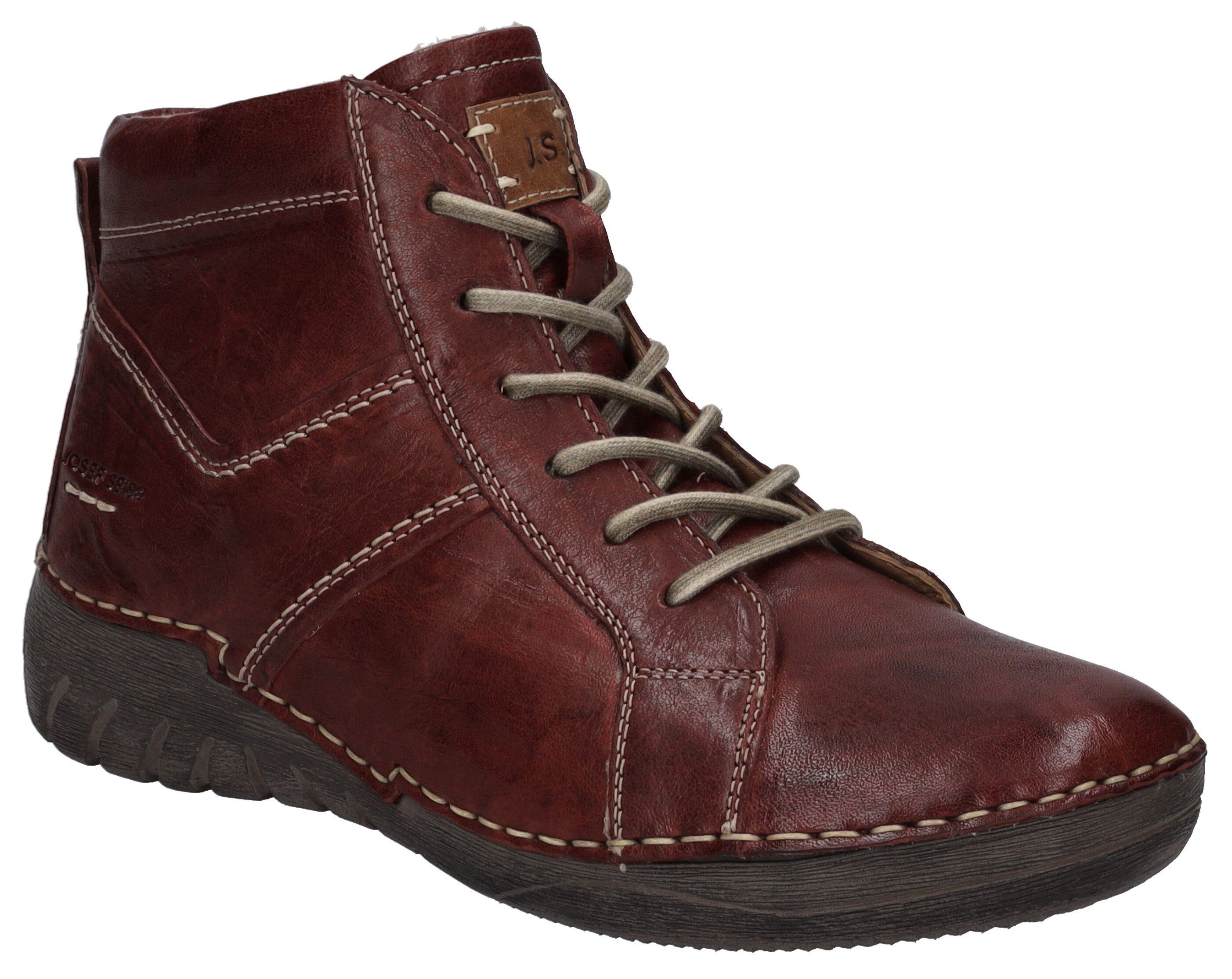 Josef Seibel Felicia 01 Schnürboots mit herausnehmbarer Innensohle bordeaux