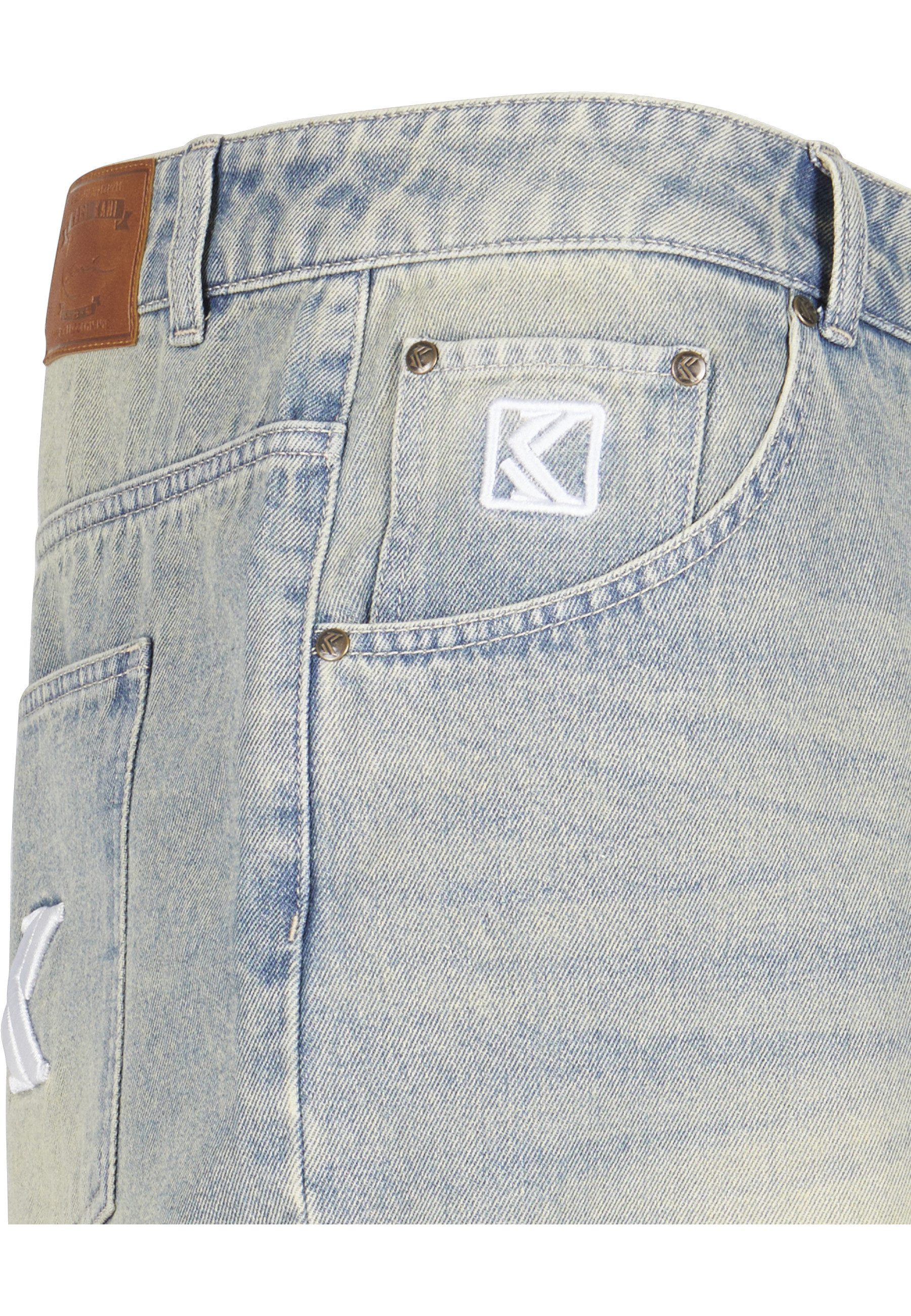 Karl Kani Shorts Karl Kani Herren Karl Kani OG Denim Baggy Jorts (1-tlg)