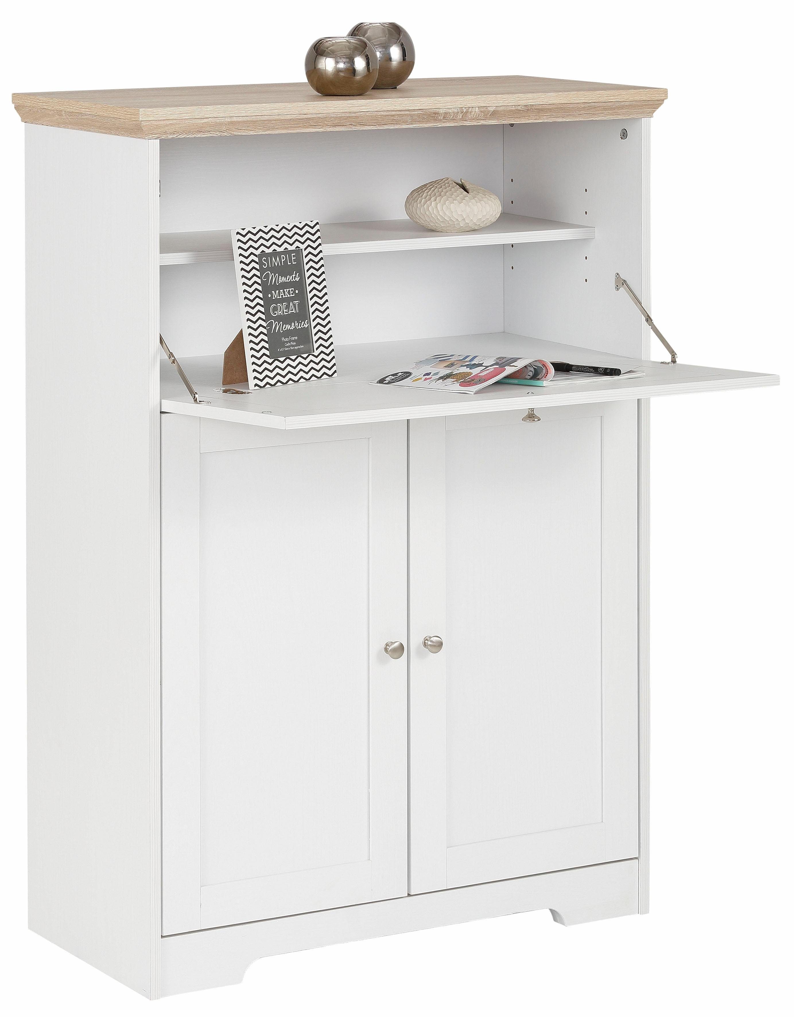 Home affaire Sekretär Nanna, im modernen Landhausstil günstig online kaufen