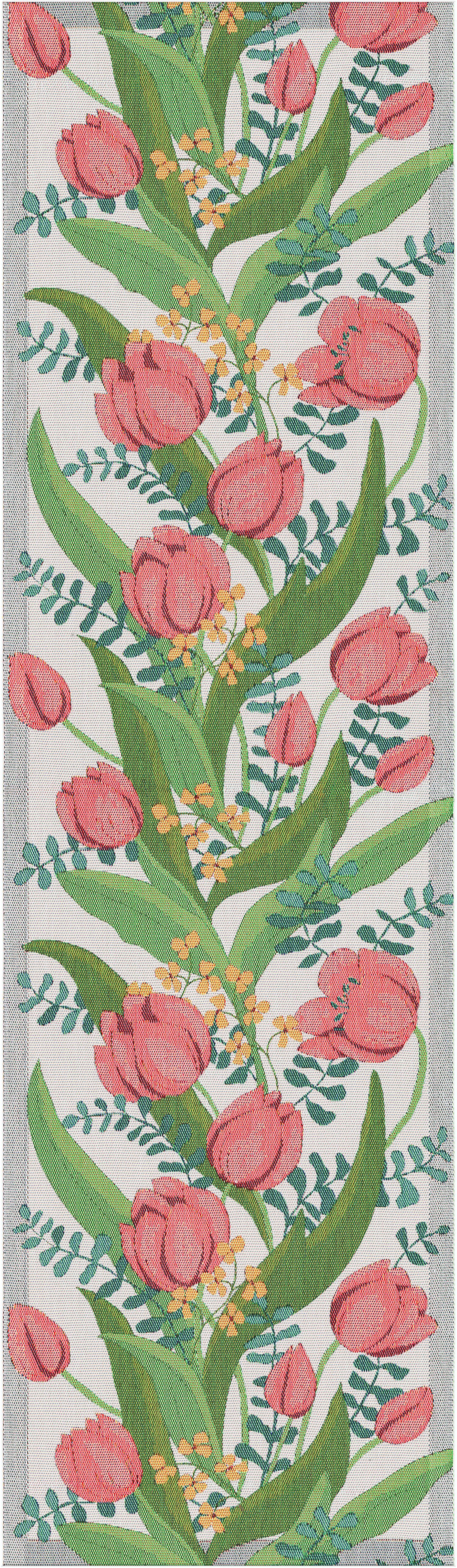 EKELUND MASTER WEAVERS 1692 Tischläufer Tischläufer Tulpanlund 599 35x120 cm, Pixel gewebt (6-farbig)