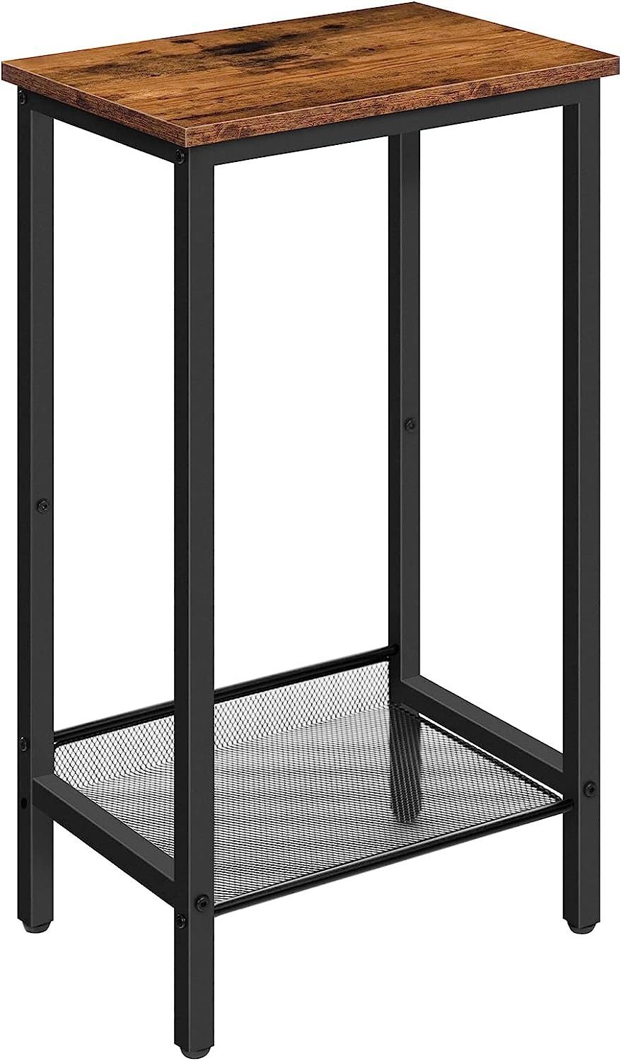 Hoobro Telefontisch Telefontisch, Beistelltisch Hoch mit Verstellbarer Netzablage