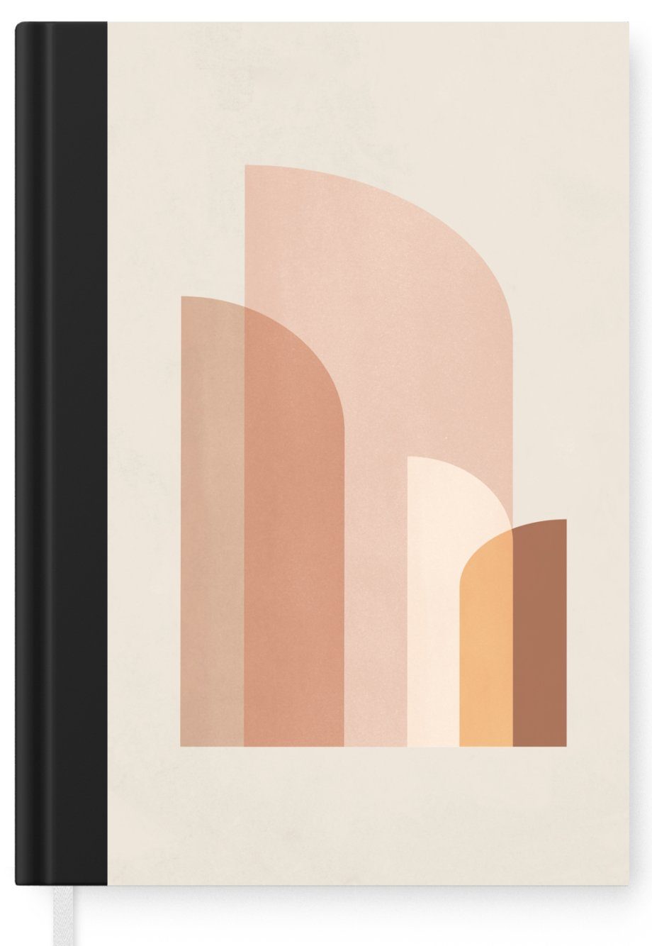 Muster, Notizbuch Haushaltsbuch Kunst A5, - - 98 MuchoWow - Farben Abstrakt Tagebuch, Notizheft, Journal, Seiten, Merkzettel,