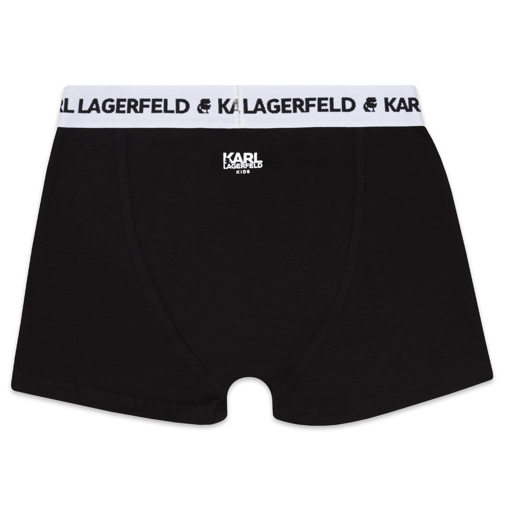 Boxershorts LAGERFELD Trunks Lagerfeld Logo schwarz 2er Set Boxershorts Karl KARL