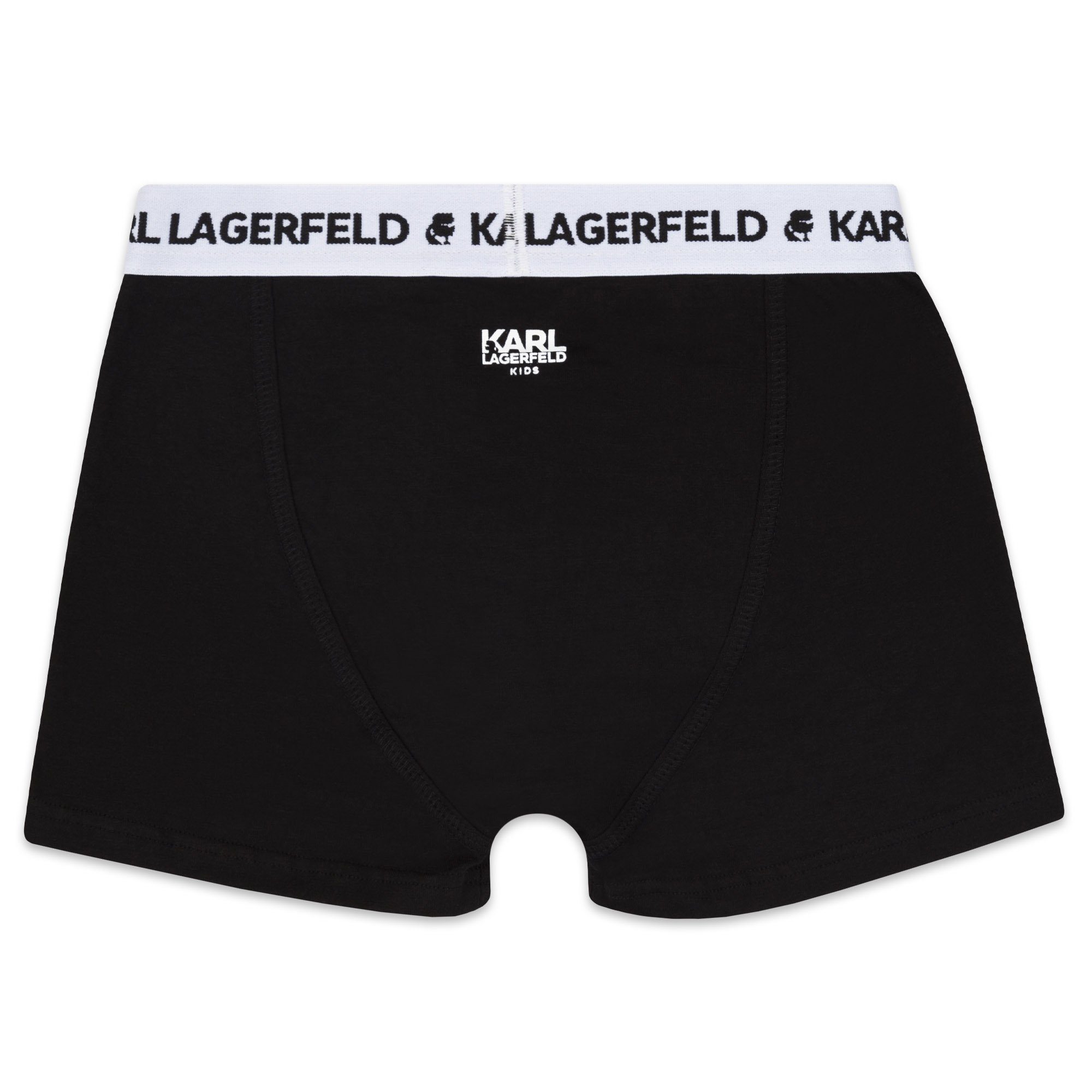 KARL LAGERFELD Boxershorts Karl Lagerfeld Boxershorts Trunks 2er Set schwarz Logo