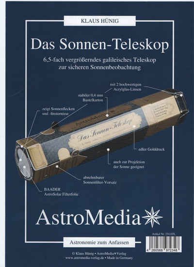 Astromedia Experimentierkasten Das Sonnen-Teleskop