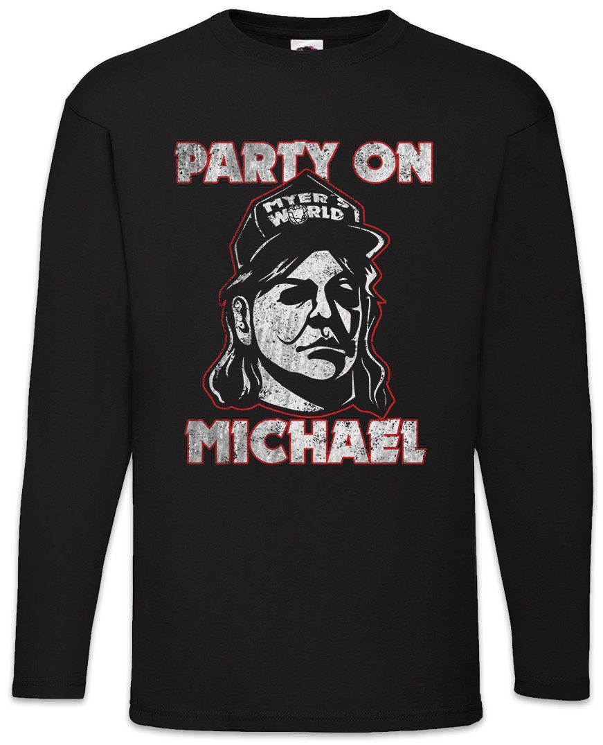 Langarmshirt Party On Michael Langarm T-Shirt Halloween Horror H20 Myers Waynes