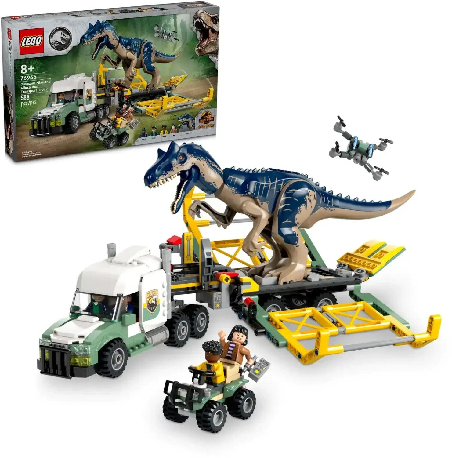 LEGO® Jurassic World - Dinosaurier-Missionen: Allosaurus-Transporter (76966 günstig online kaufen