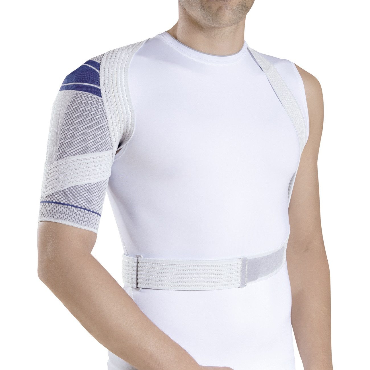 Bauerfeind Schulterbandage OmoTrain Schulterbandage, Titan Größe 4