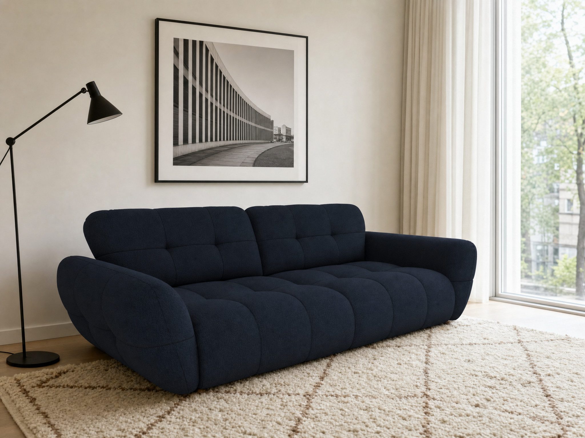 foamnova Big-Sofa Vannes, Lounge-Sofa, B: 272cm, XXL Sofa, auch als Dauerschläfer nutzbar