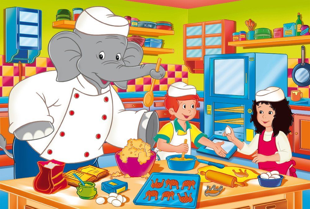 Schmidt Spiele Puzzle Kinder Puzzle Benjamin Blümchen Immer im Einsatz 56209, 48 Puzzleteile