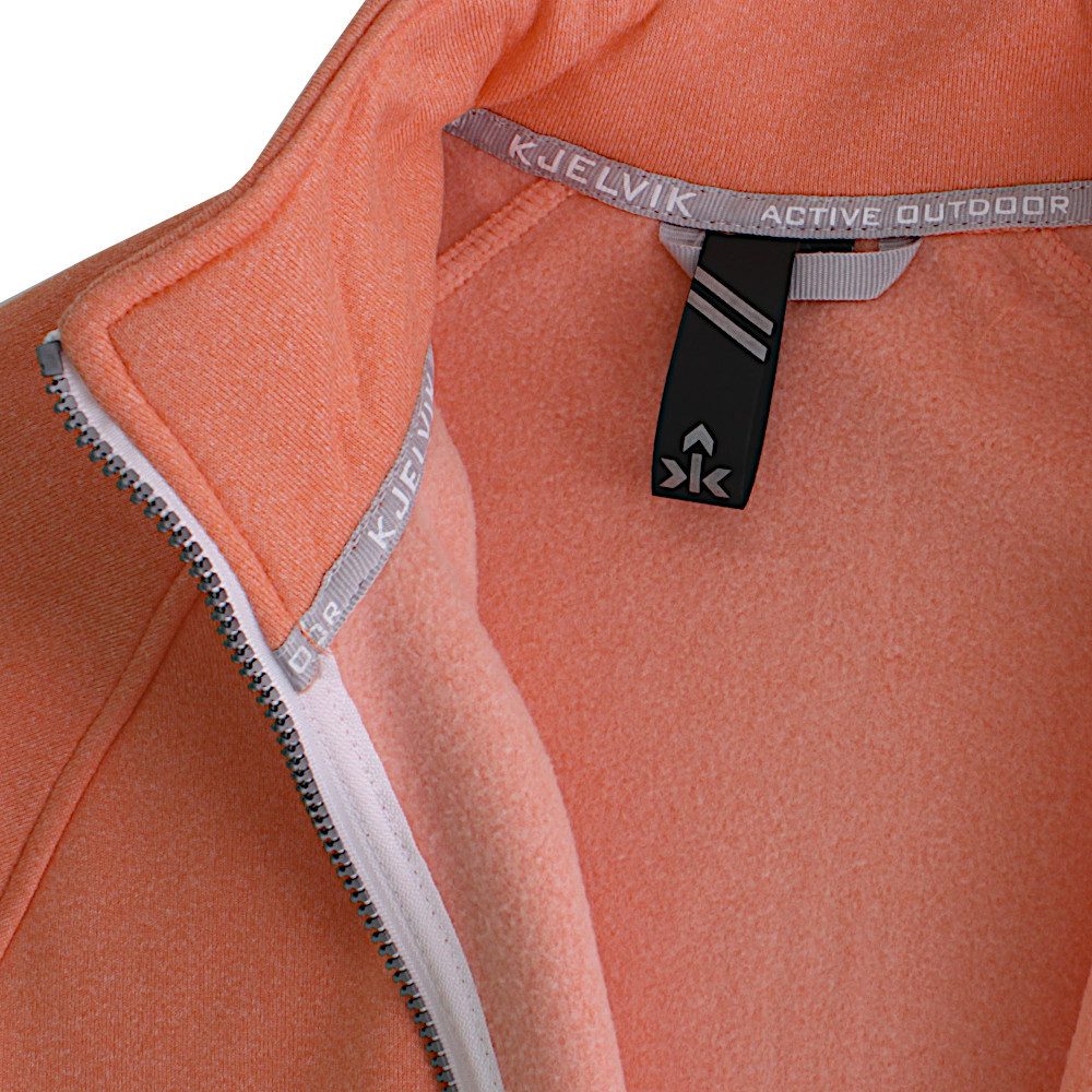 Kjelvik Strickfleecejacke Milou Fleecejacke Sweatjacke atmungsaktiv, warm und schnelltrocknend