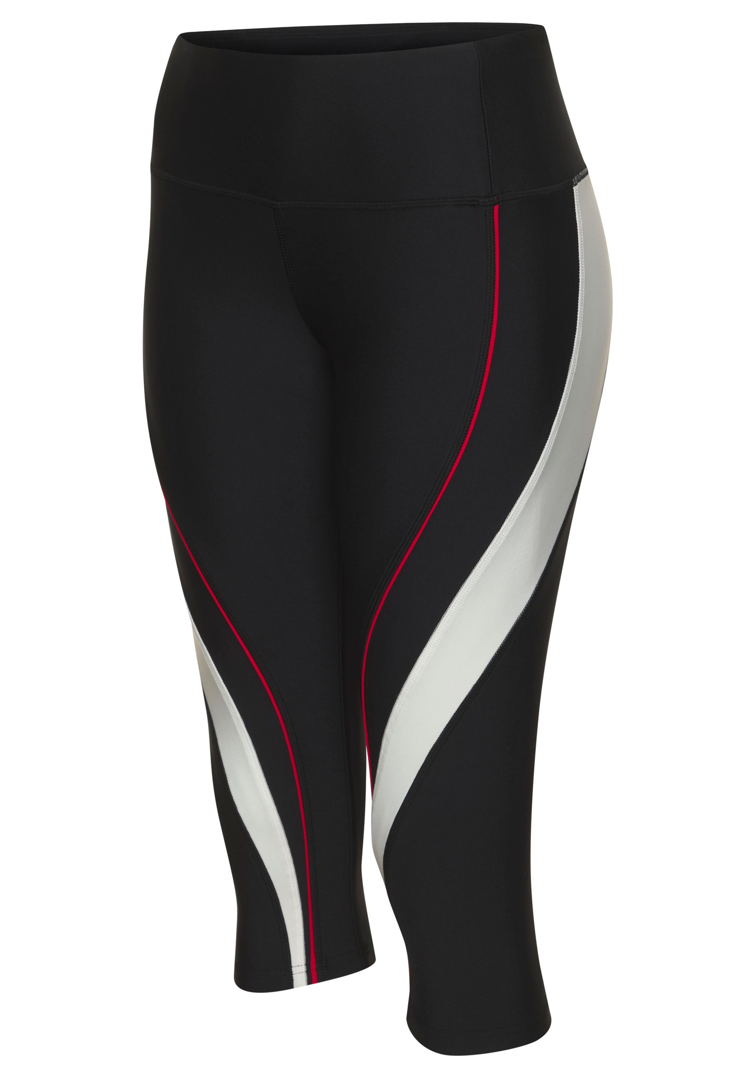 LASCANA ACTIVE Caprihose mit seitlichem Kontrasteinsatz – Bild 5 von 5