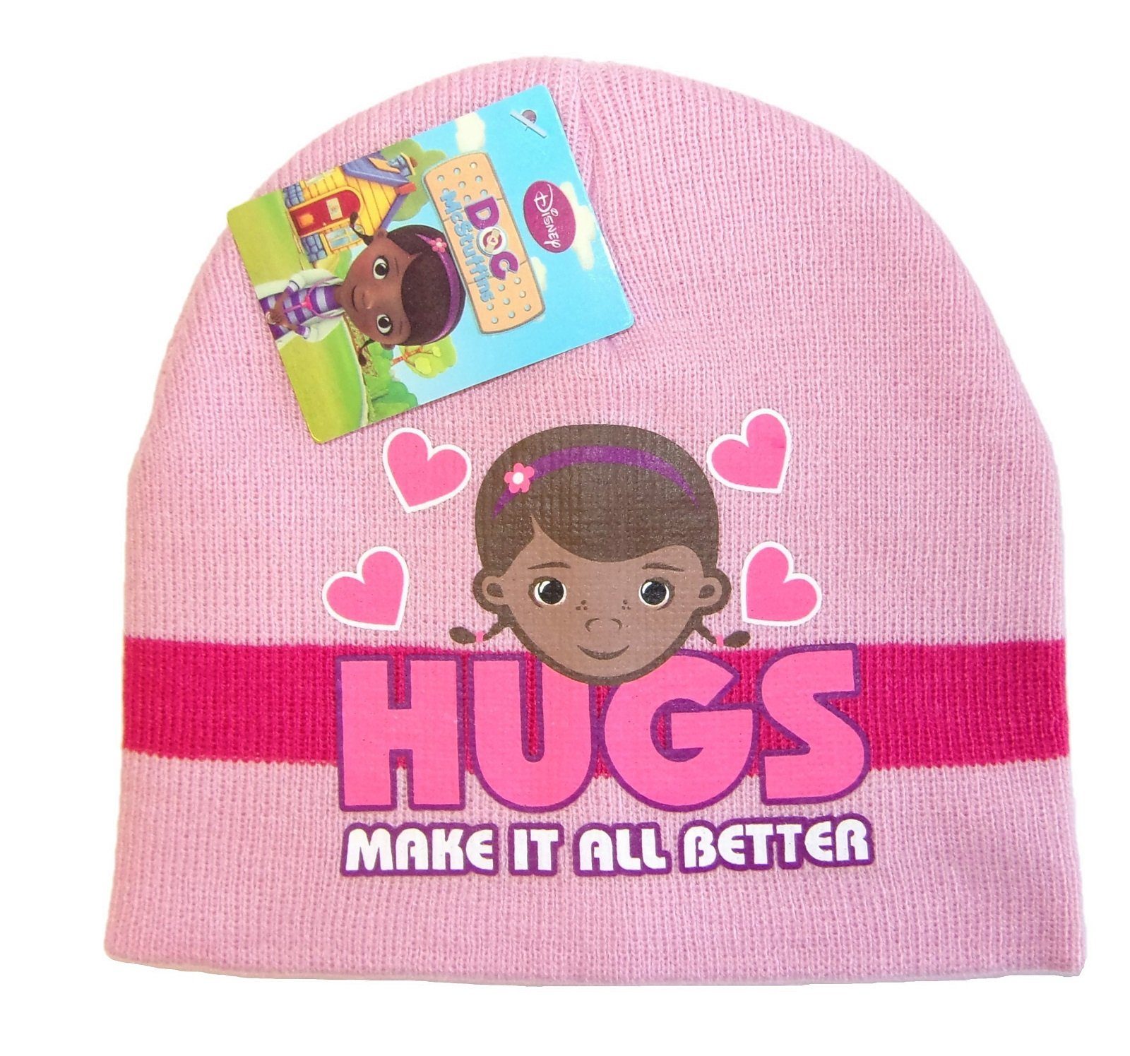 Disney Disney Mädchen 52 Mütze McStuffins für Strickmütze Doc Rosa